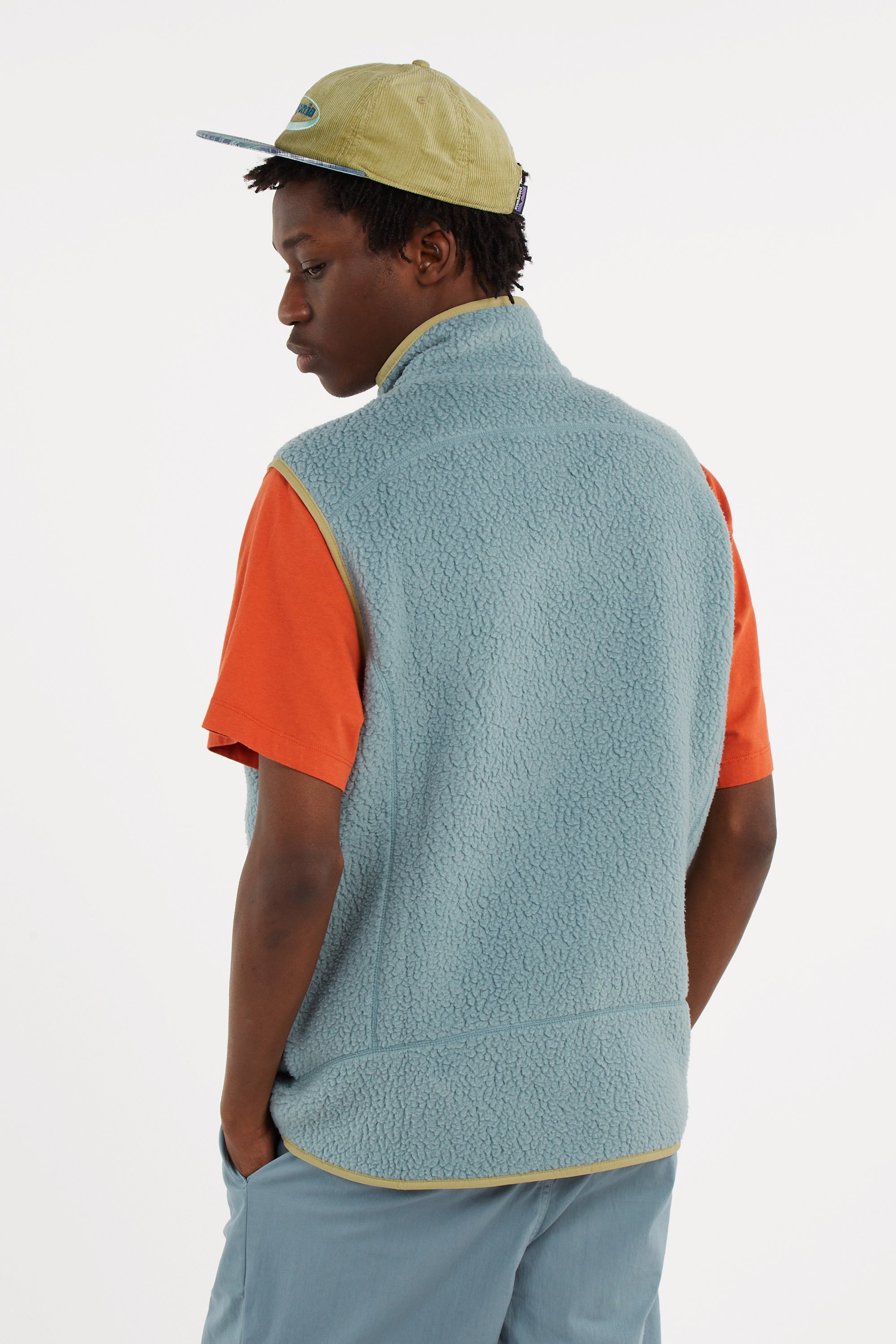 Polaire sans manches Bleu