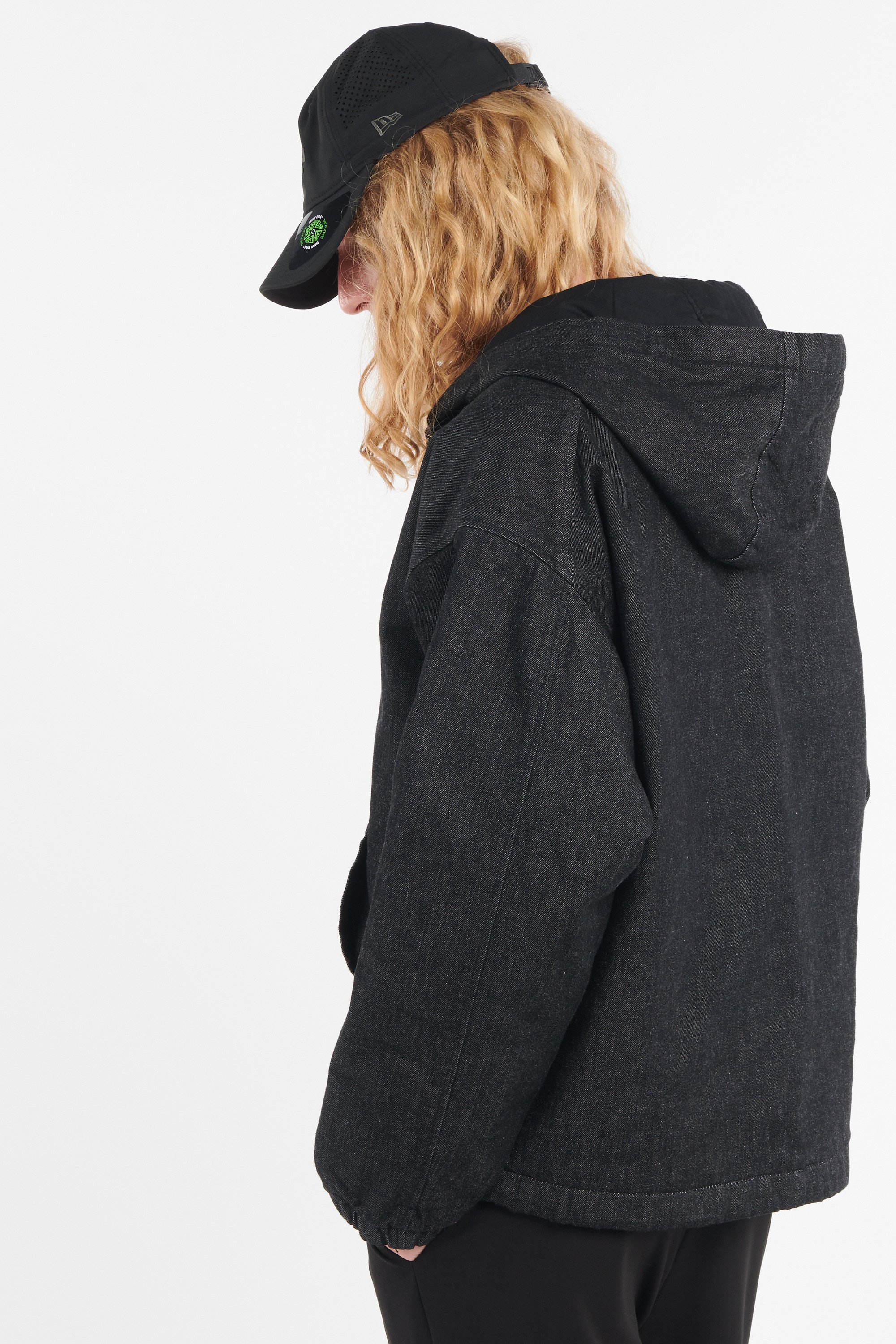 Lightweight quilted padded jacket with high neck | Black by EDWIN Lightweight quilted padded jacket with high neck Black