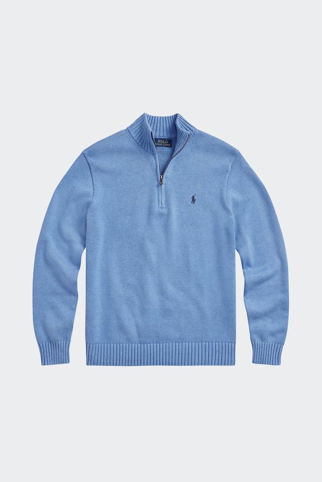 Pull col V maille empiècements coudes Pull col V maille empiècements coudes