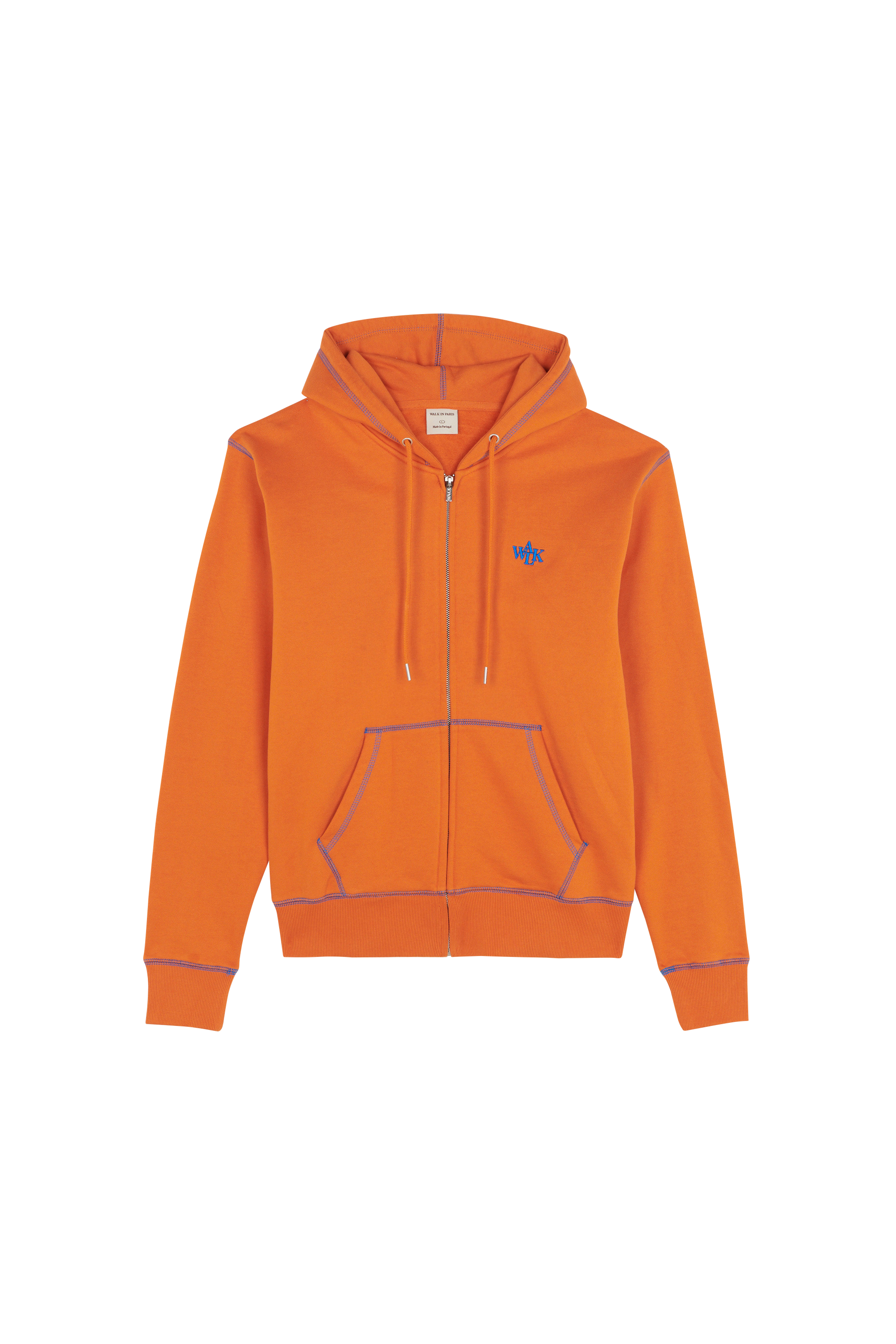 Zip-up hoodie Orange