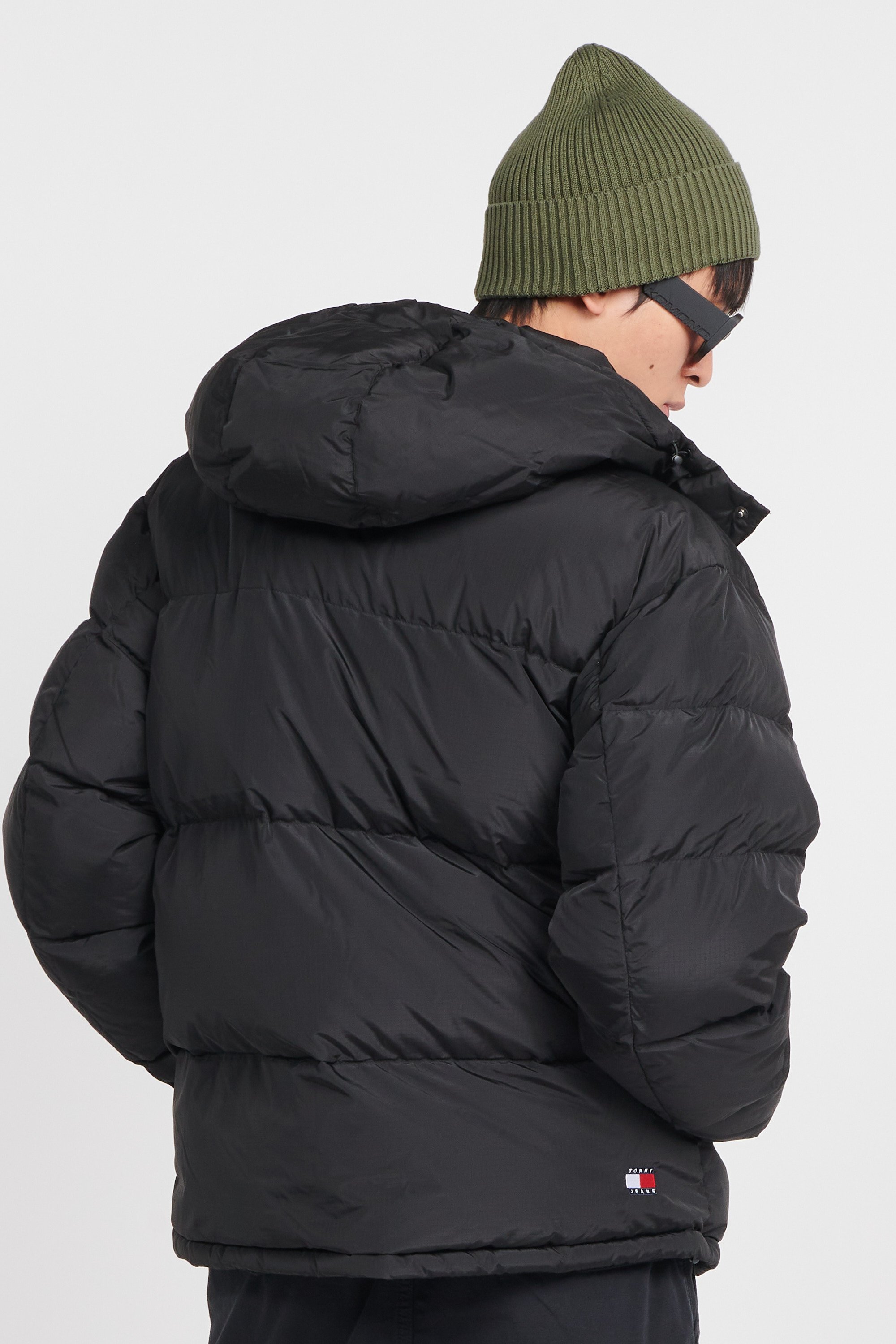 Lightweight quilted padded jacket with high neck | Black by TOMMY JEANS Lightweight quilted padded jacket with high neck Black