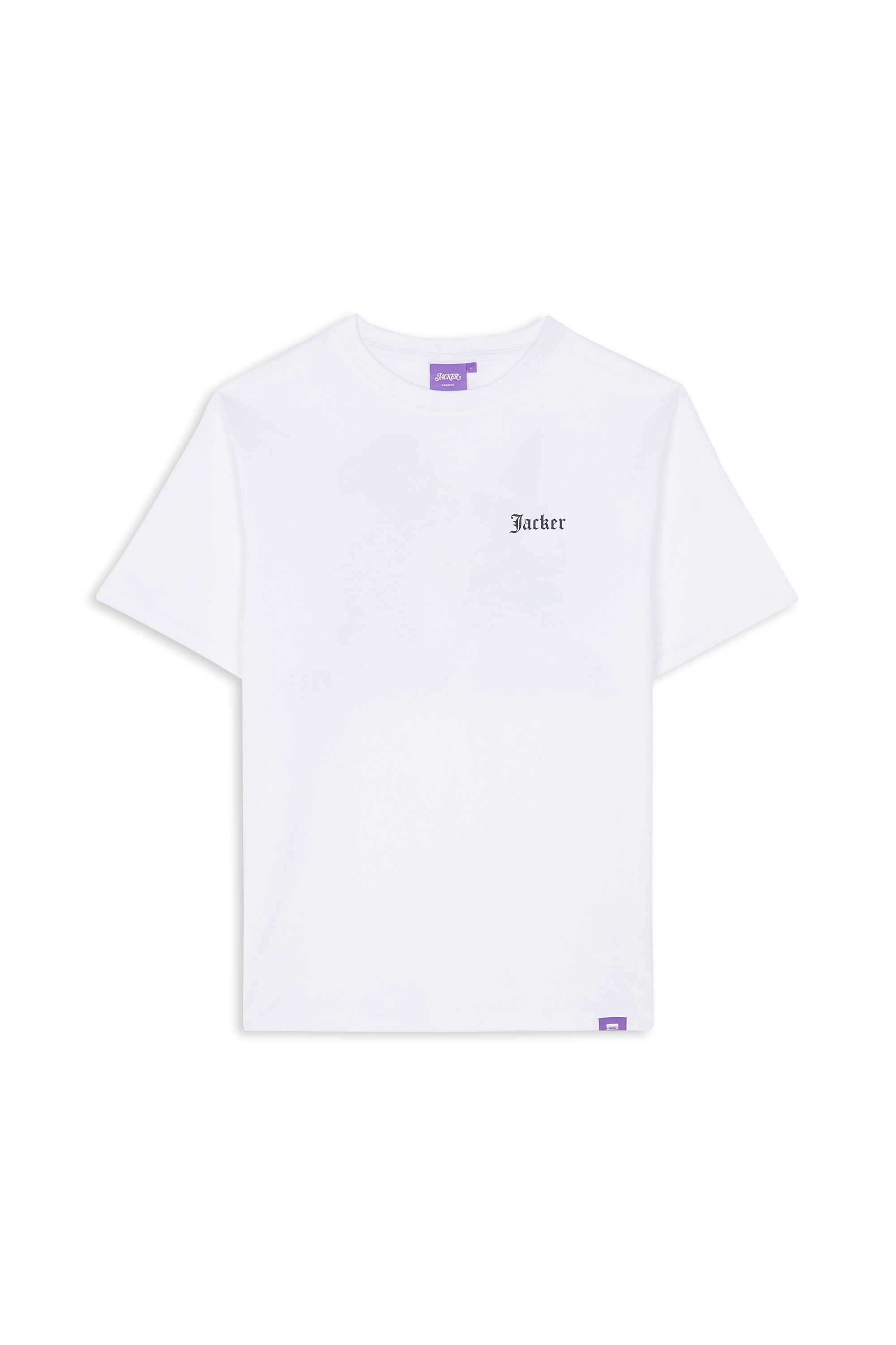 Regular-fit round-neck cotton T-shirt White