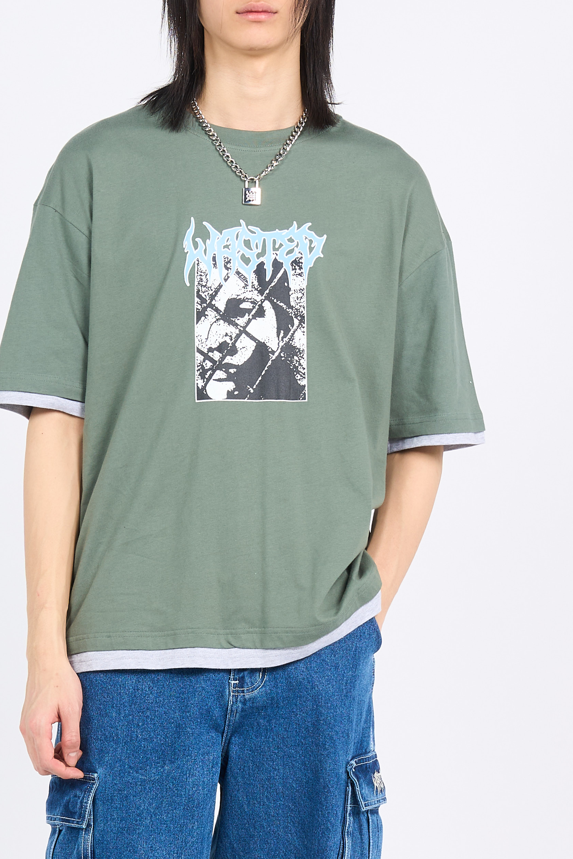 T-shirt | Vert WASTED Homme