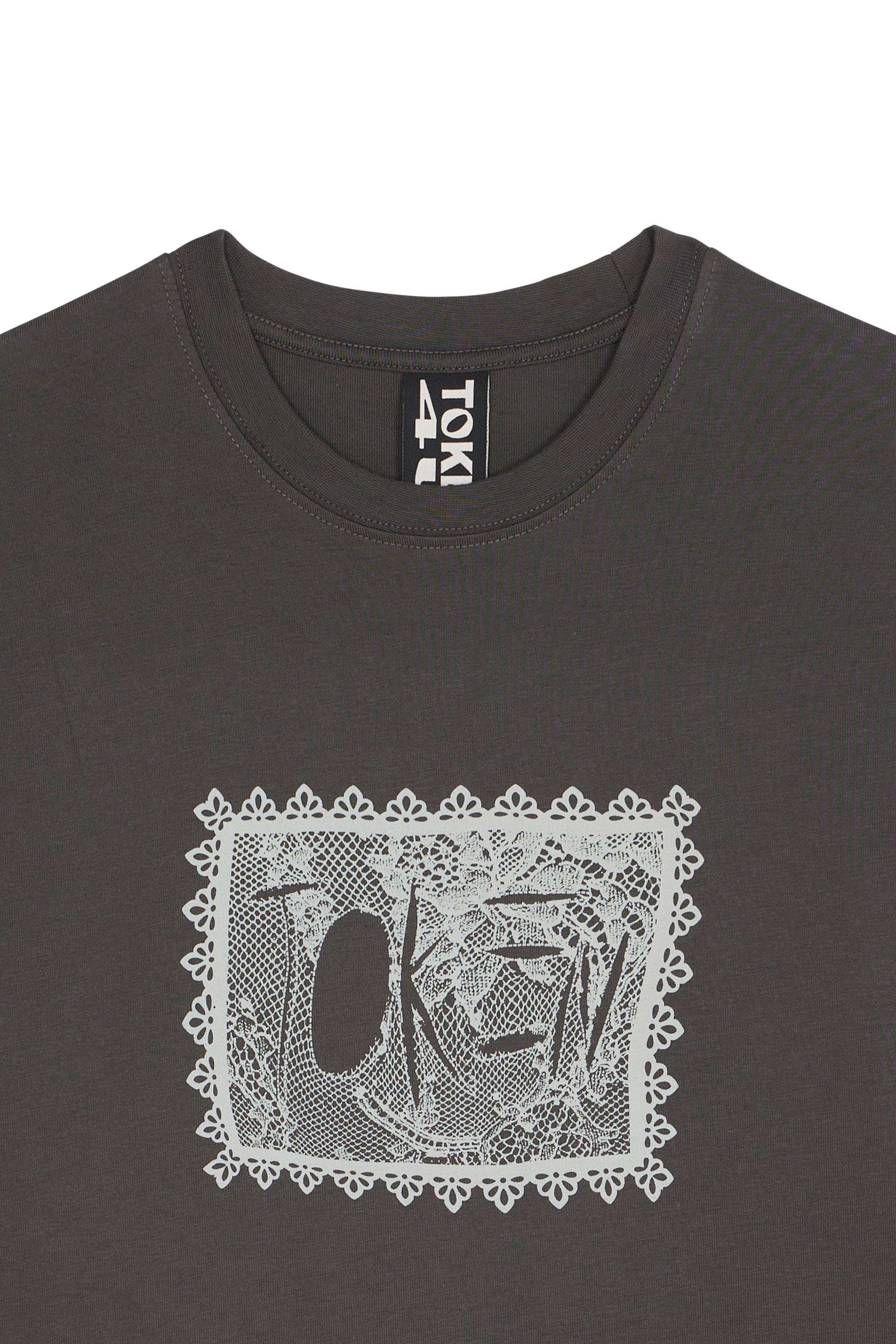 Regular-fit round-neck cotton T-shirt | Black TOKEN 4U Men
