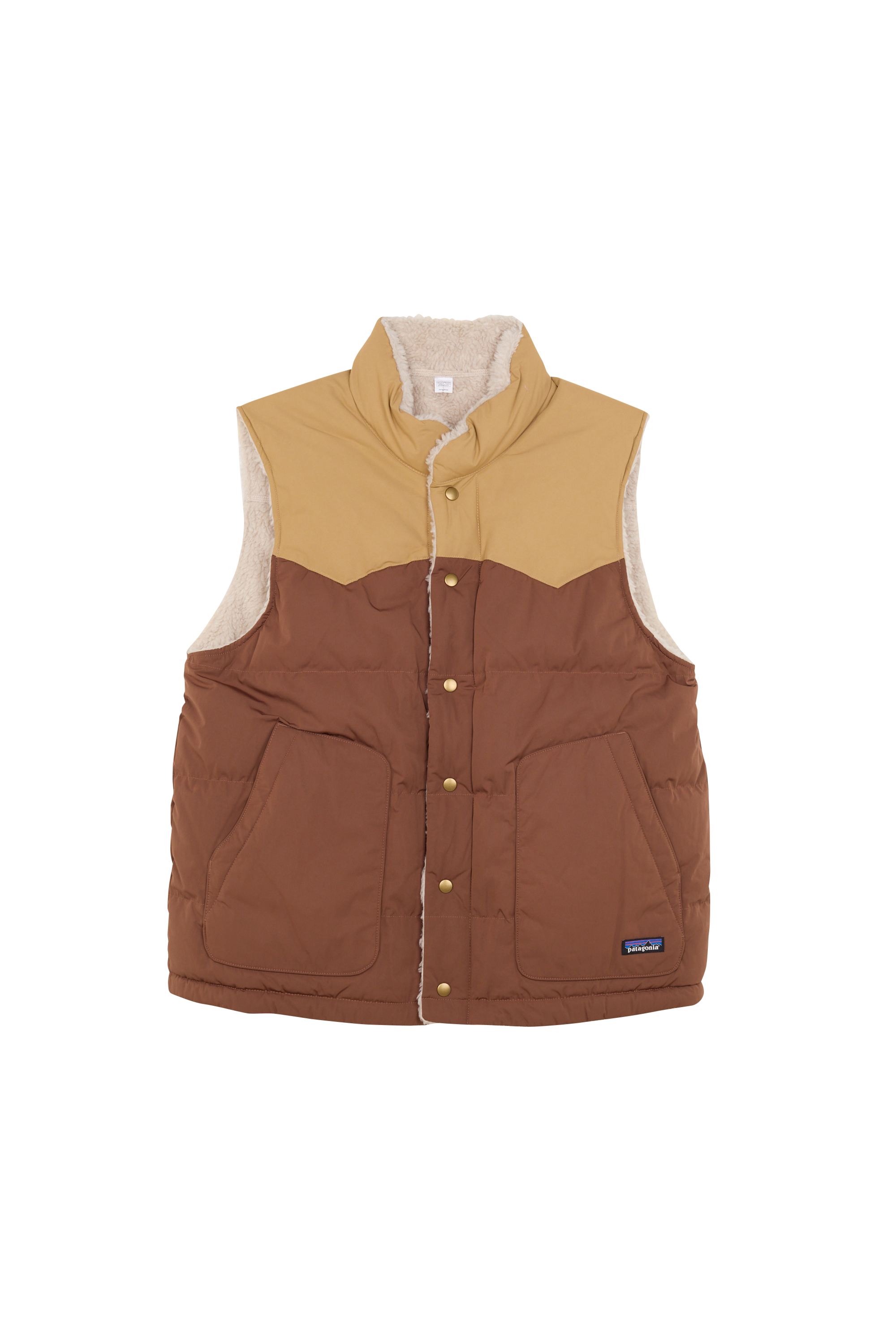 Reversible Puffer Jacket Brown