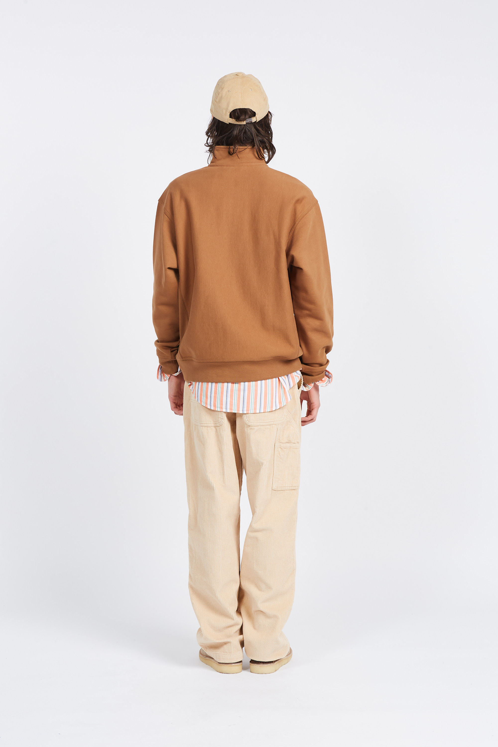 Sweat zippé  Marron