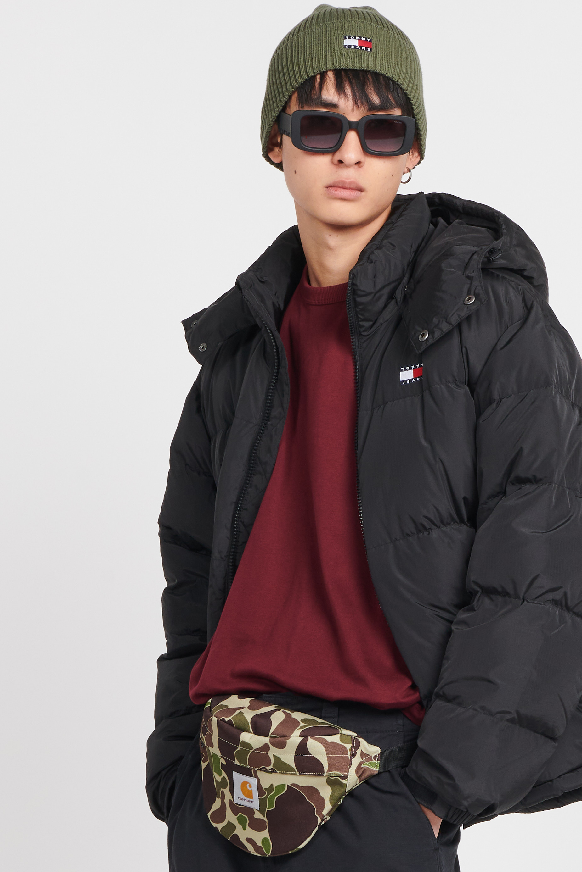 Canvas waist bag Multicolored