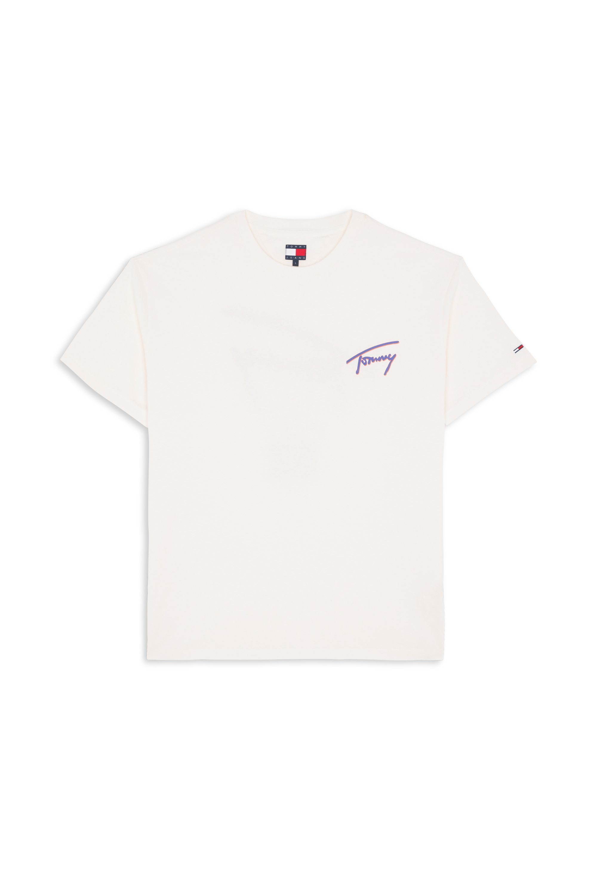 Regular-fit round-neck cotton T-shirt White