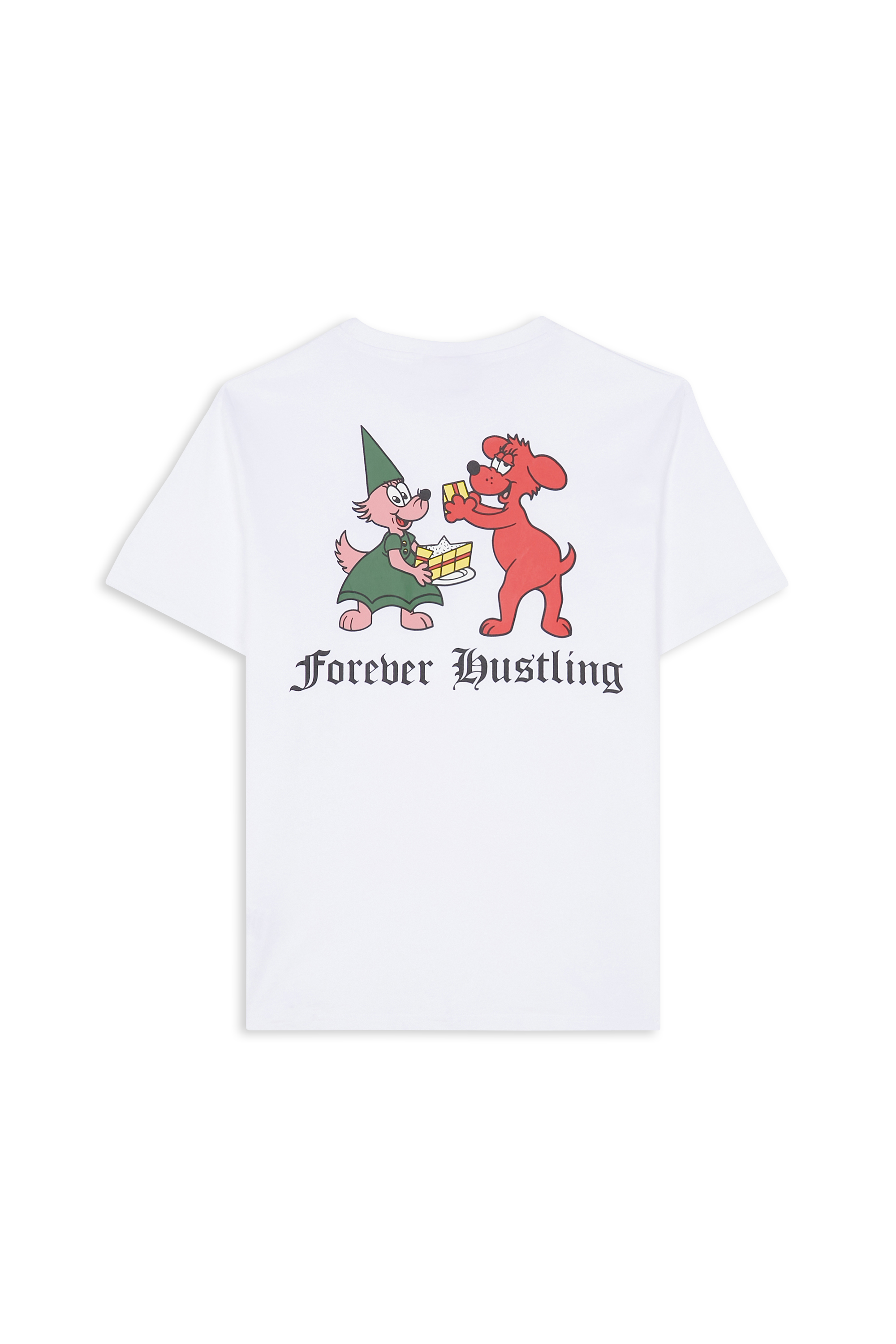 Regular-fit round-neck cotton T-shirt White
