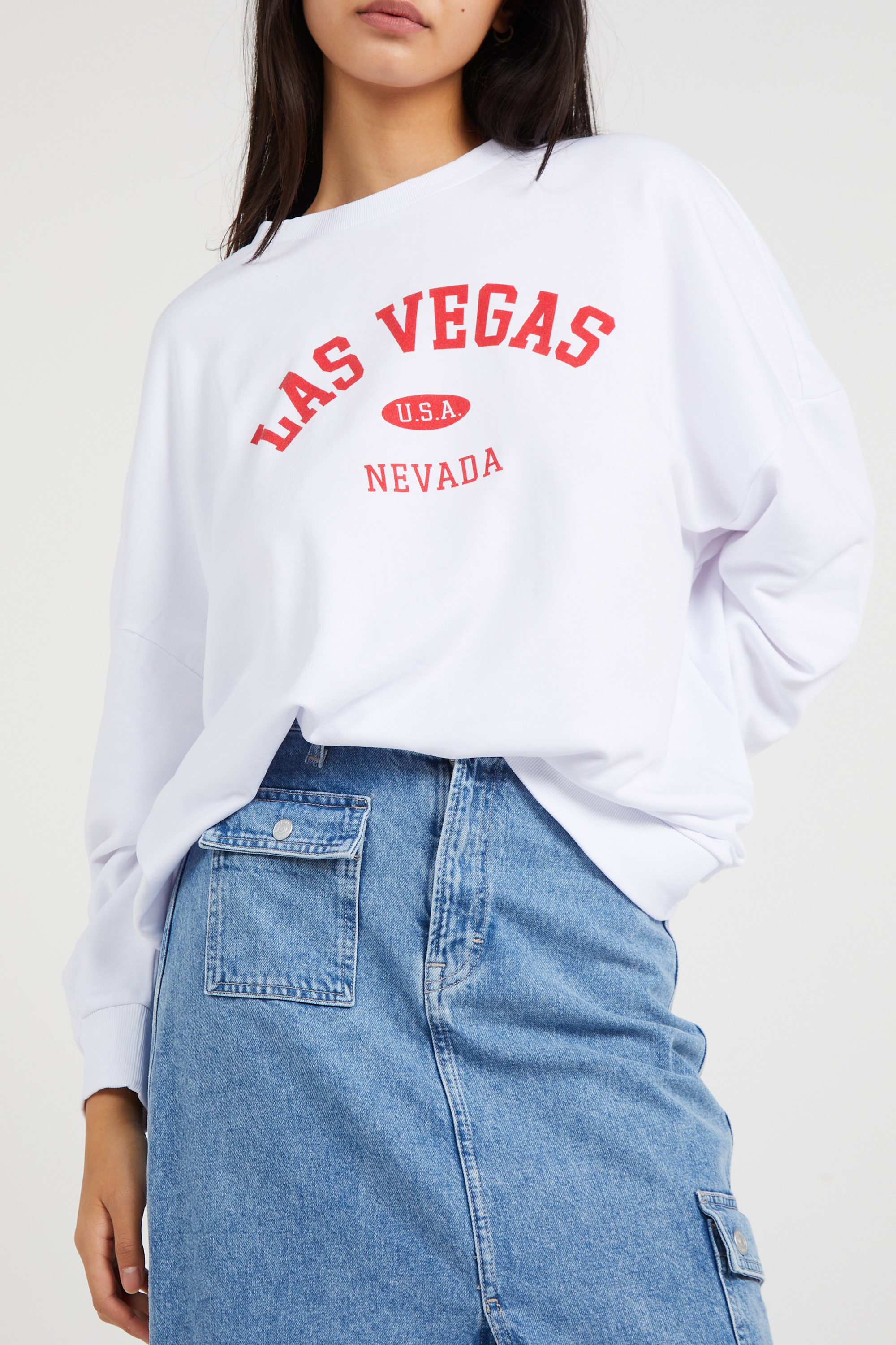 Sweatshirt | Blanc NOISY MAY Femme