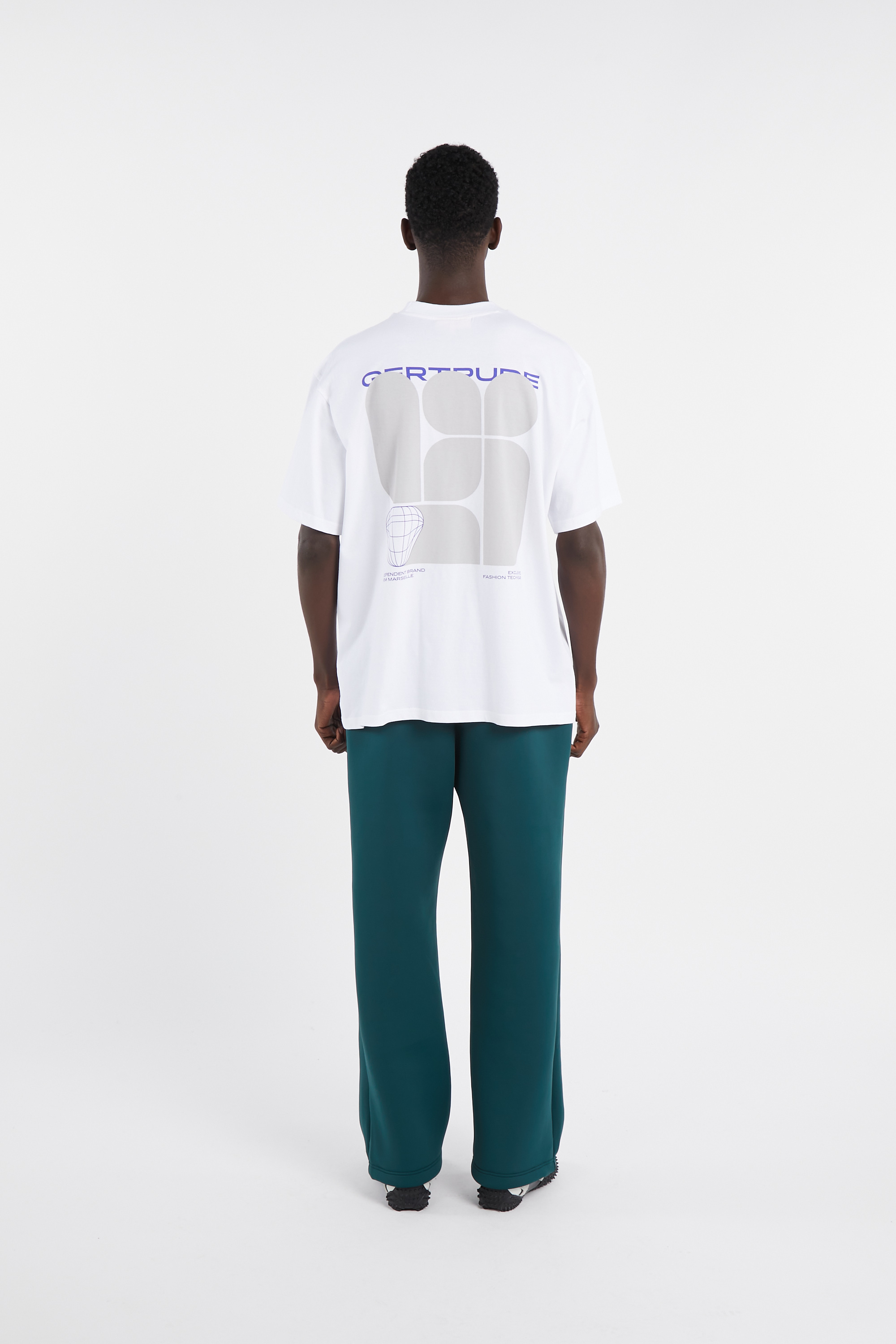 Regular-fit round-neck cotton T-shirt White