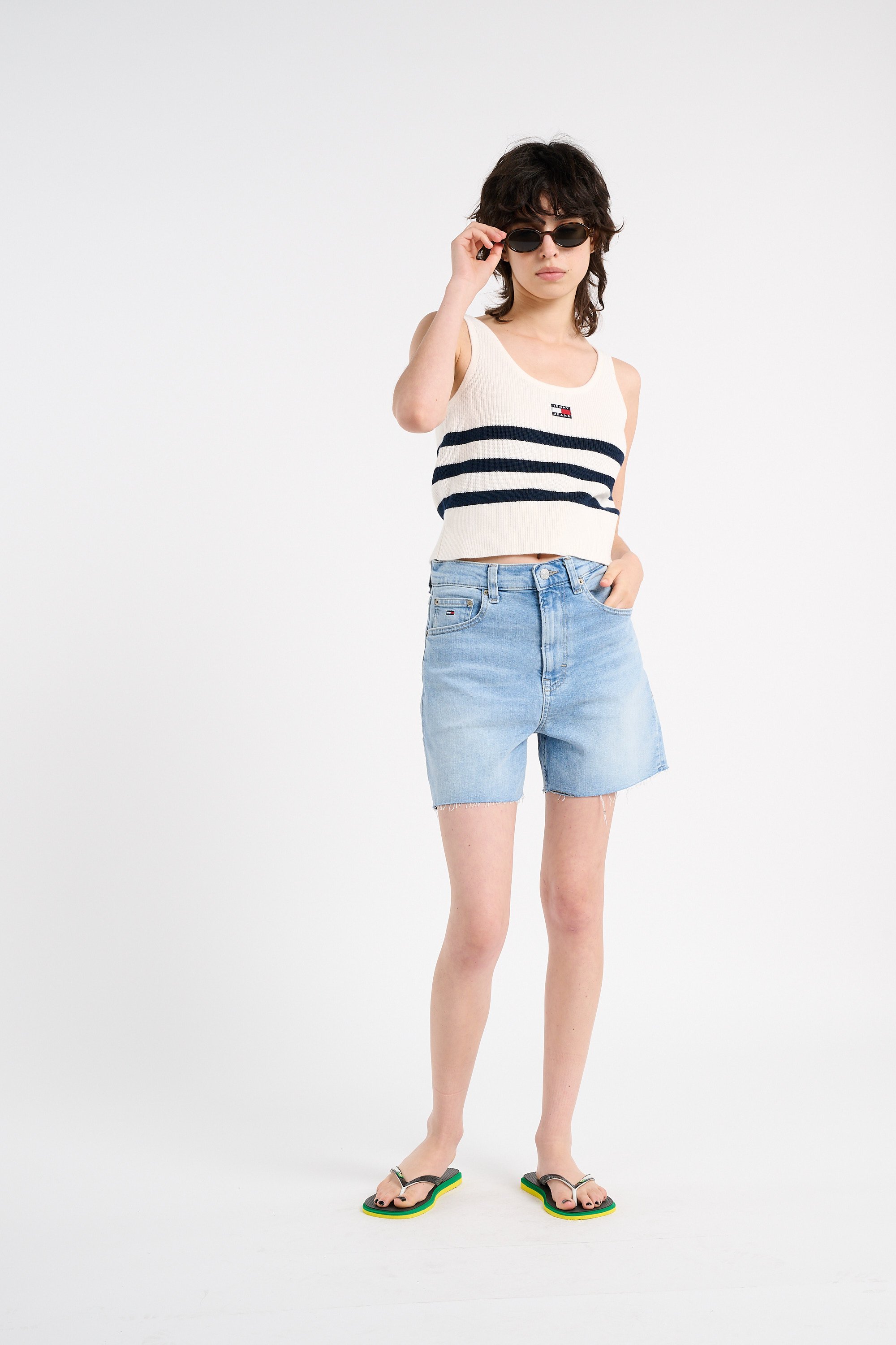 Top TOMMY JEANS White