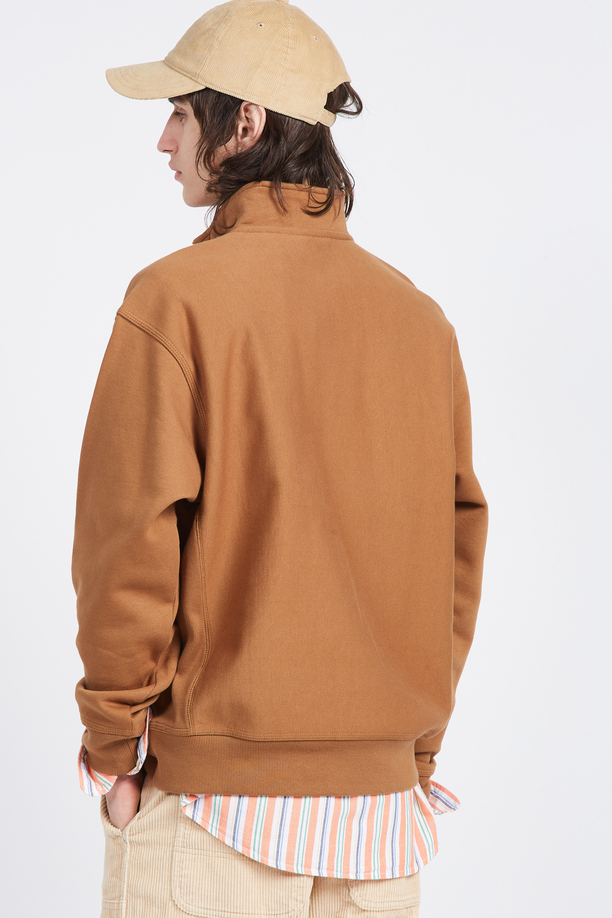 Sweat zippé  Marron