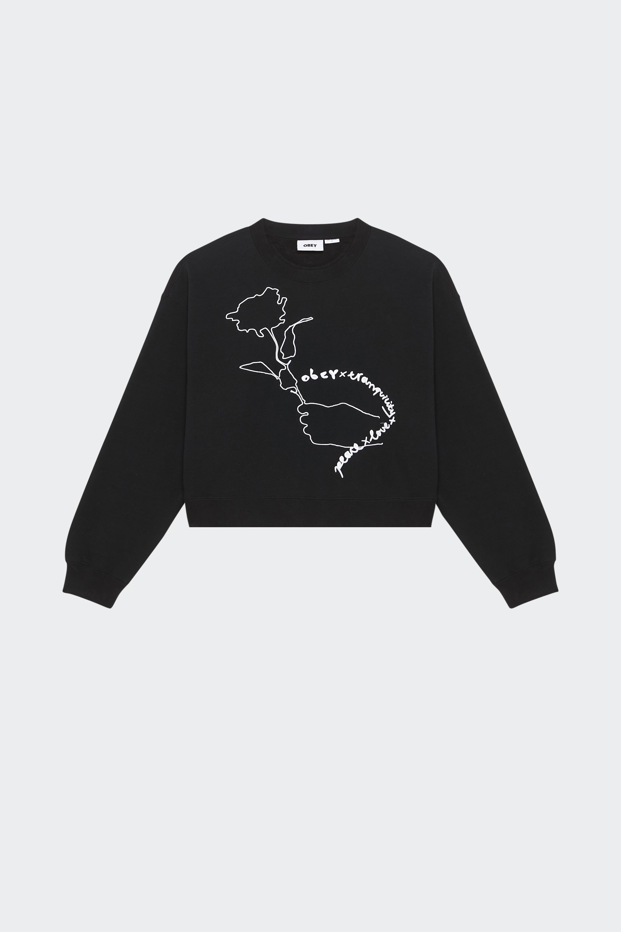 Sweatshirt | Black by OBEY Sweatshirt Black