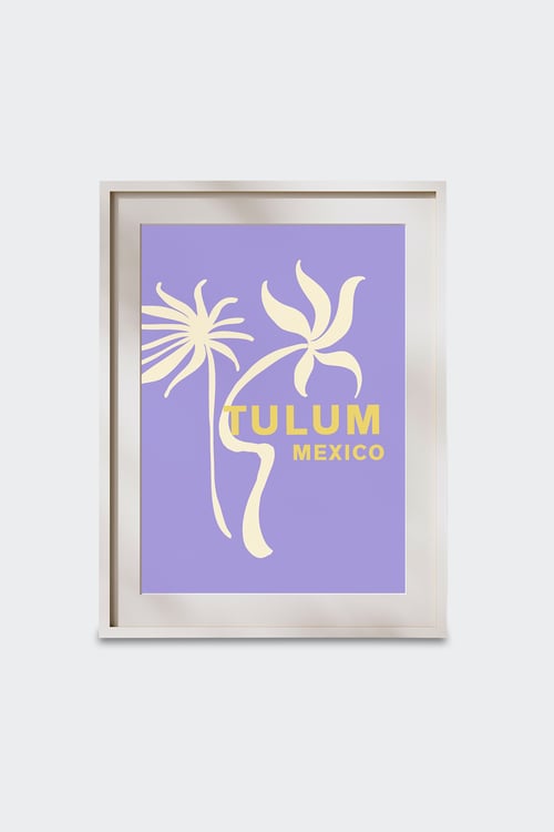 FLAMINGO CANDLES Affiche Multicolore