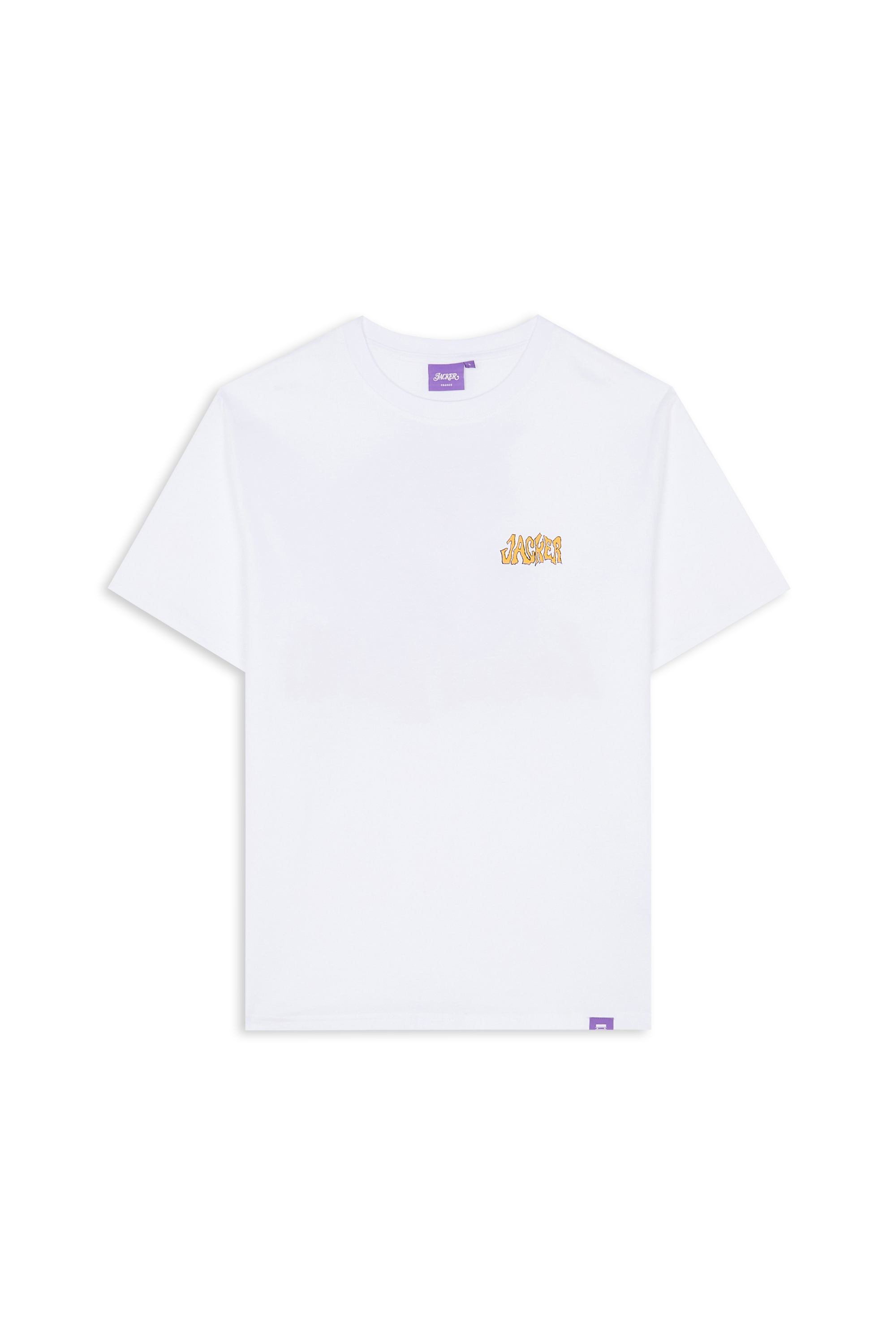 Regular-fit round-neck cotton T-shirt White