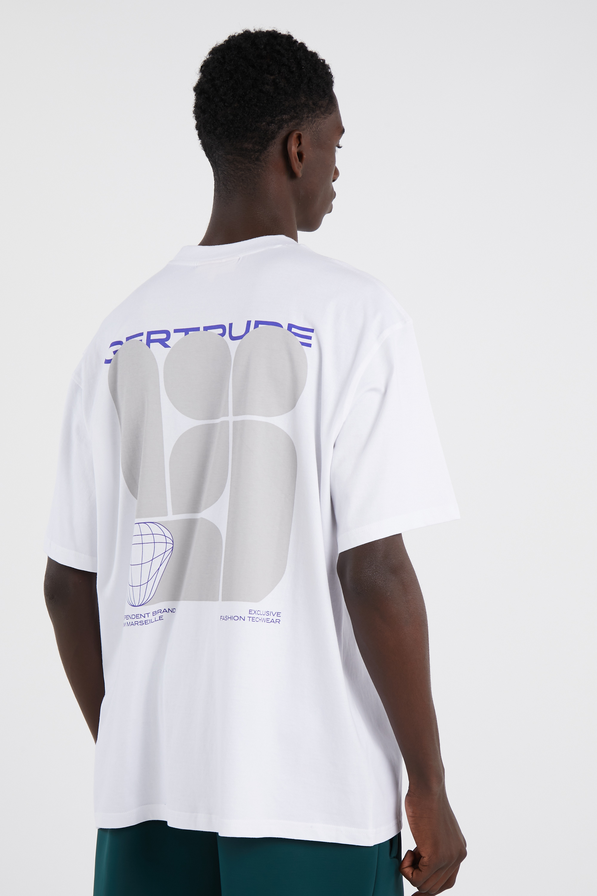 Regular-fit round-neck cotton T-shirt White