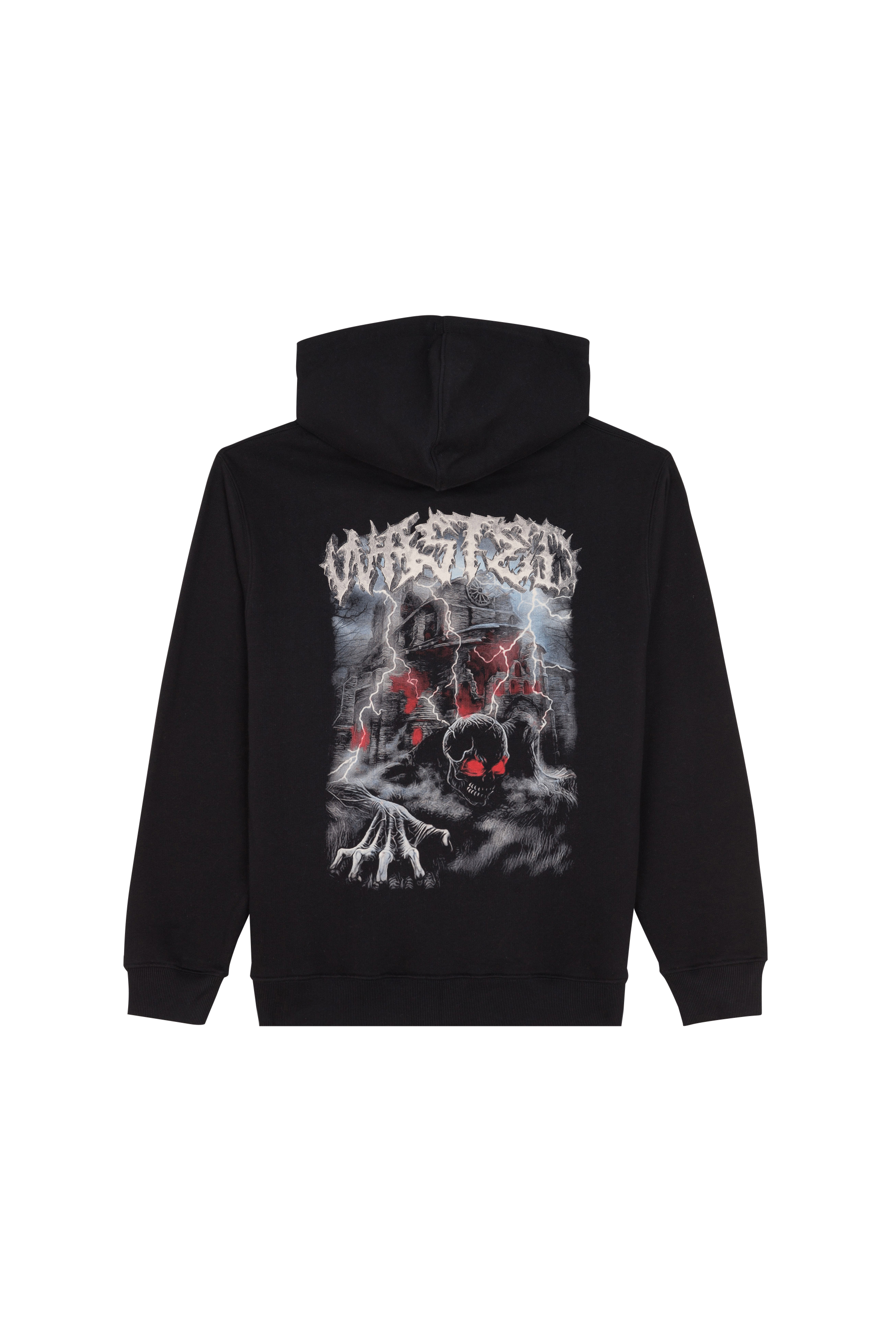 zip-up hoodie Black