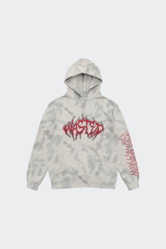 Hoodie Bleach Field Grey Wasted Man Citadium