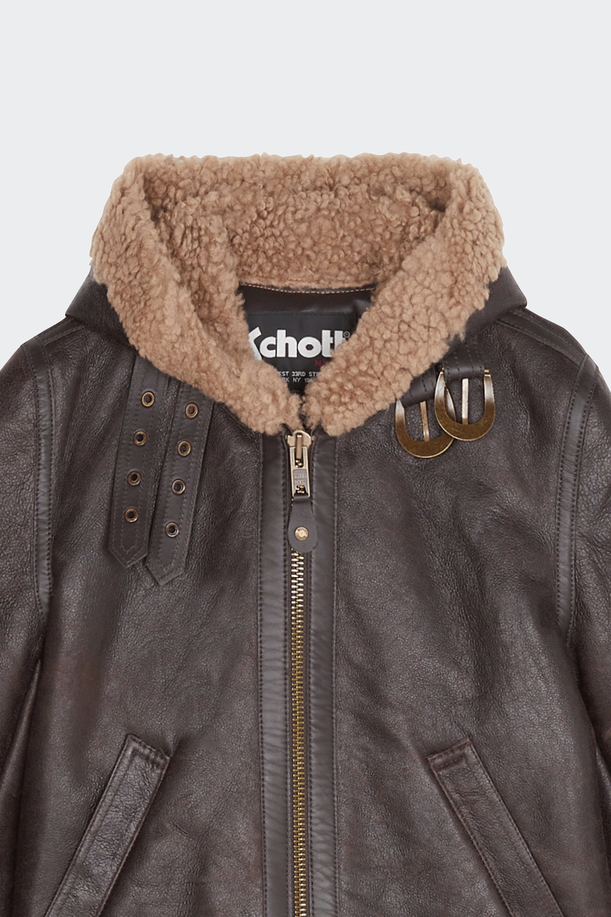 BOMBARDIER CAPU | Marron by SCHOTT BOMBARDIER CAPU Marron