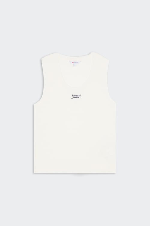 TOMMY JEANS Tank top White