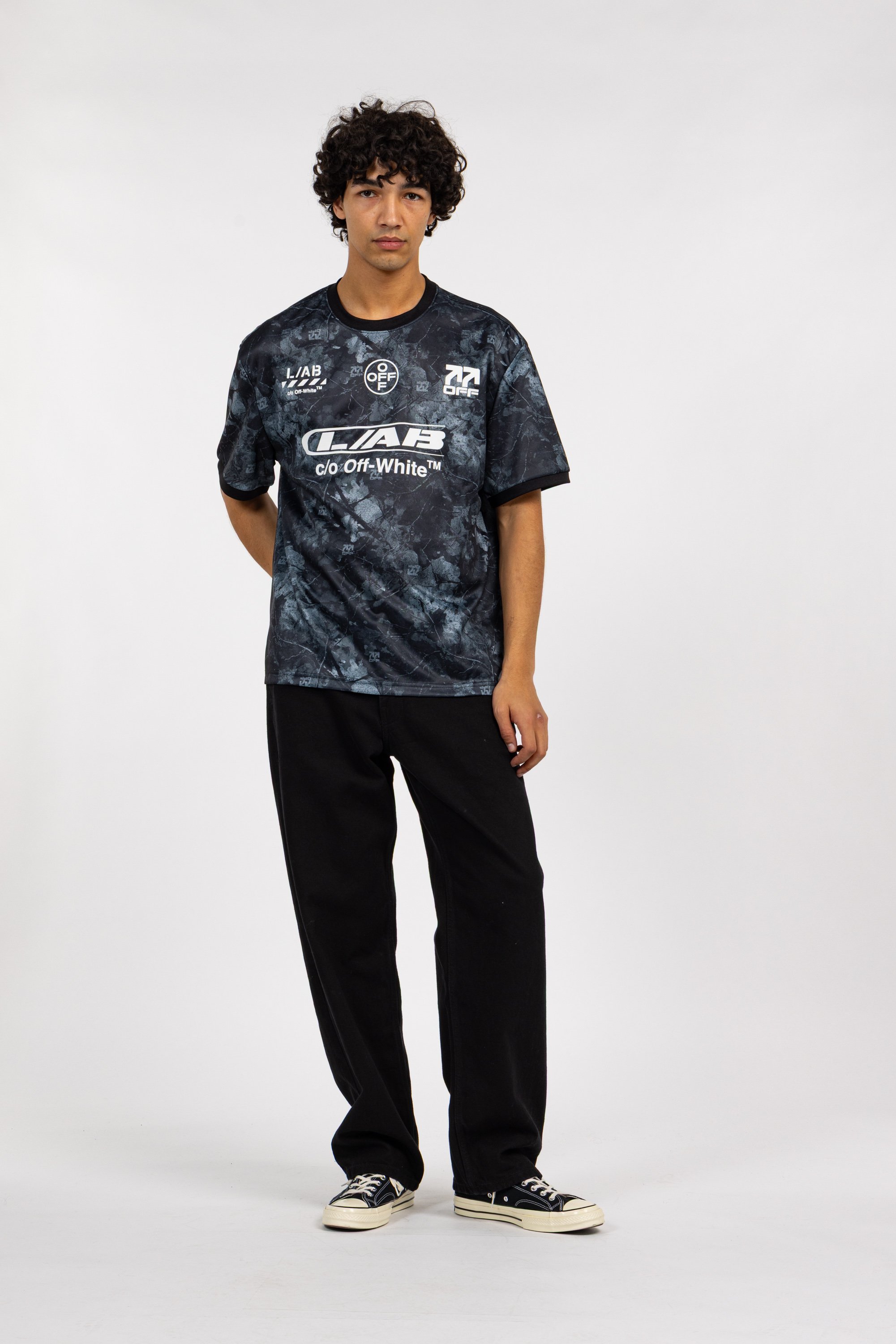 JERSEY OFF WHITE LAB Black