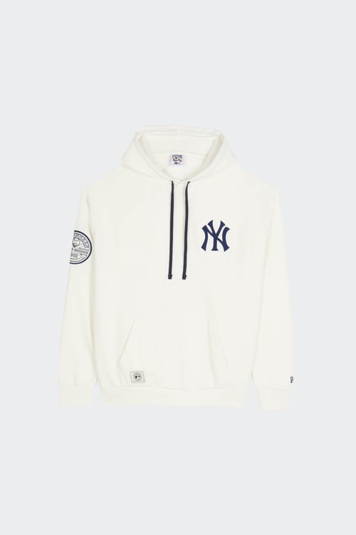 NEW ERA hoodie Blanc