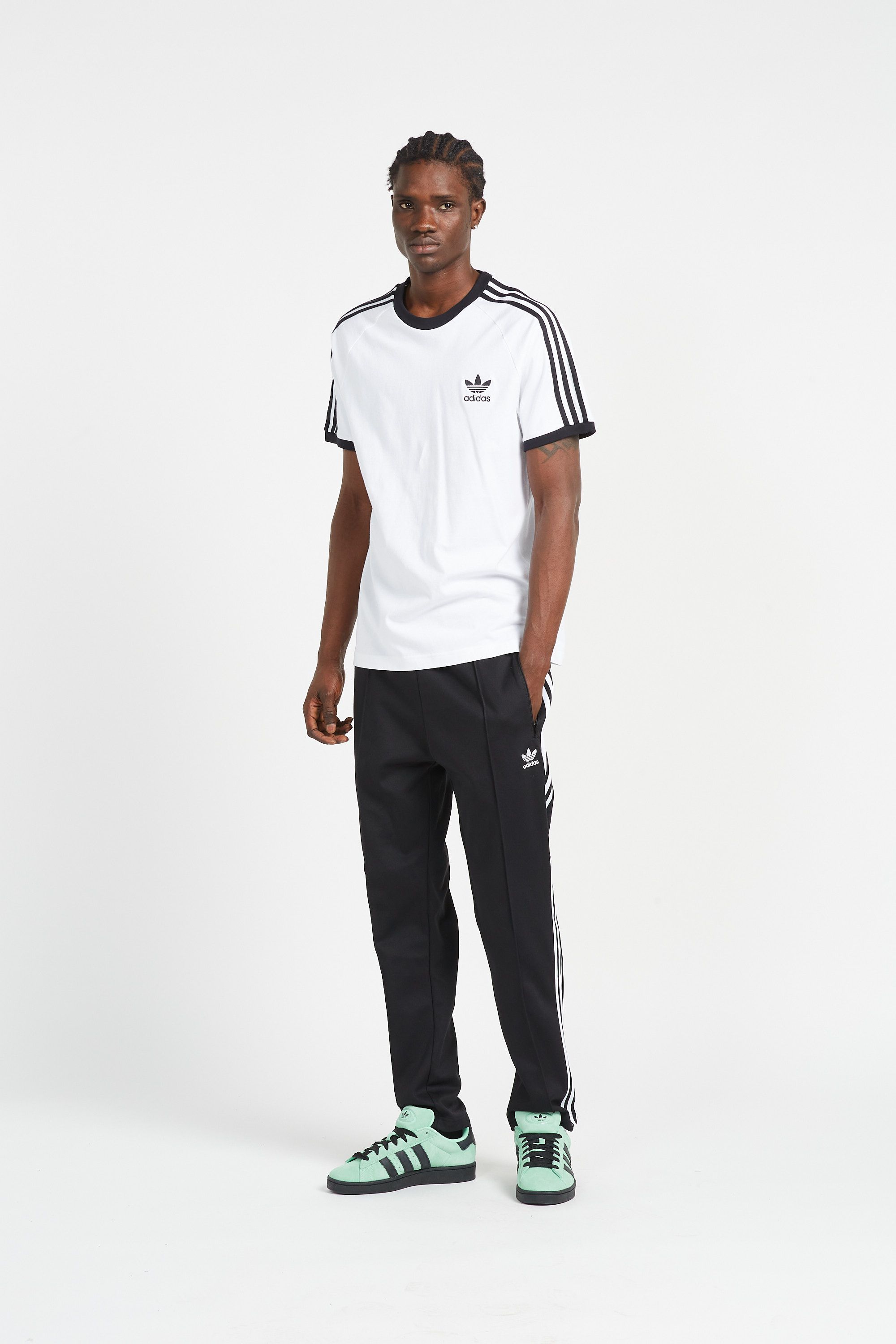 T shirt hotsell blanc adidas