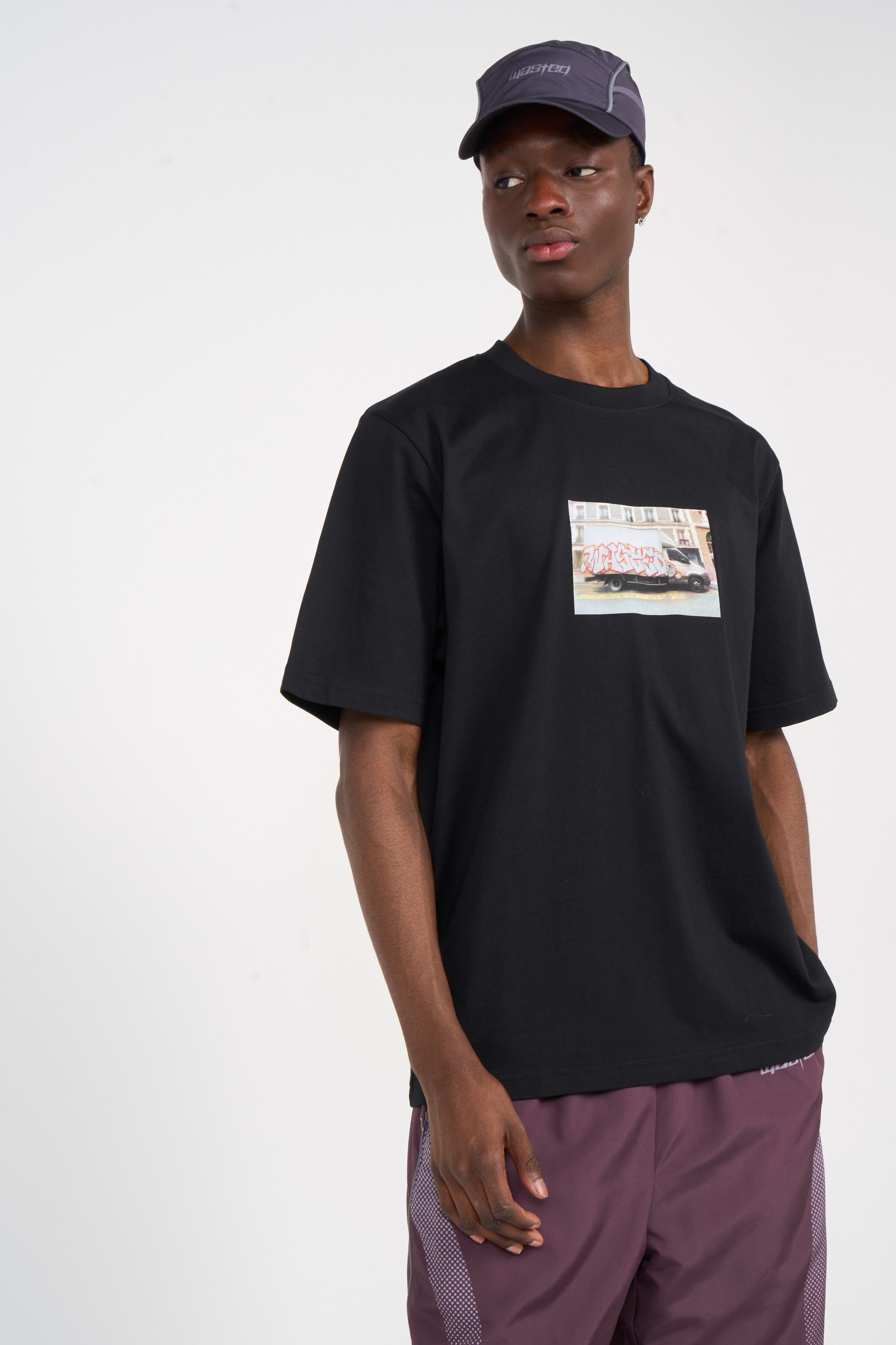 T-shirt | Noir WASTED Homme