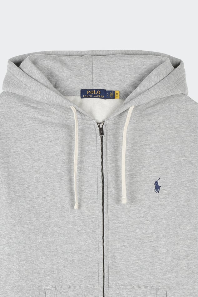Hooded Sweatshirt In Blended Cotton Grey Polo Ralph Lauren Man Citadium