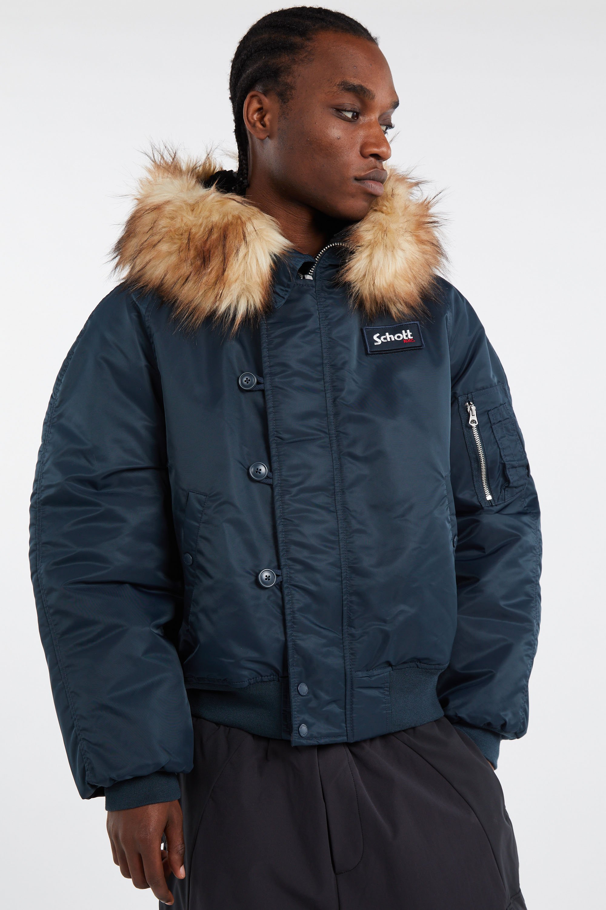 Jacket | Blue SCHOTT Men