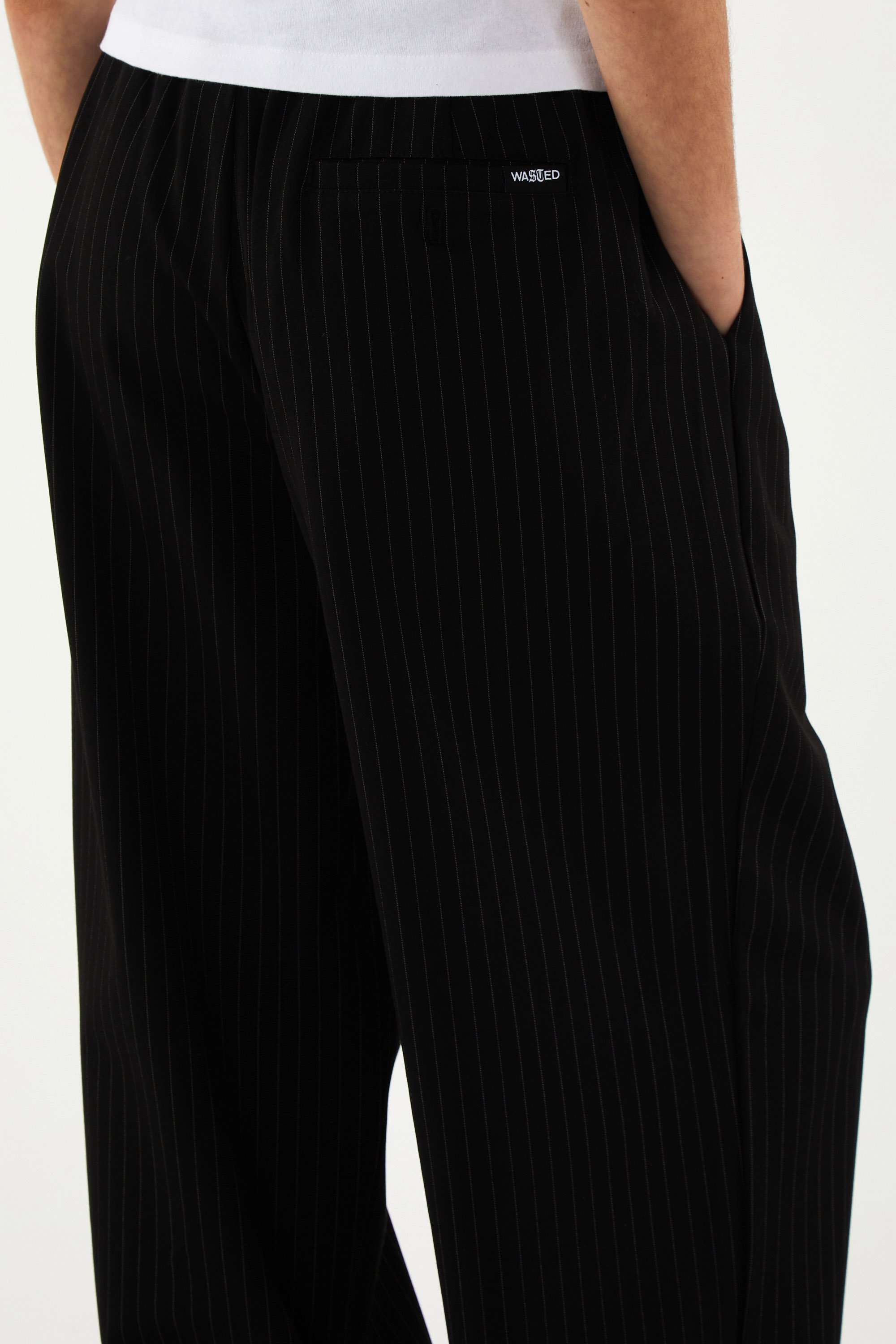 Pantalon | Noir WASTED Femme