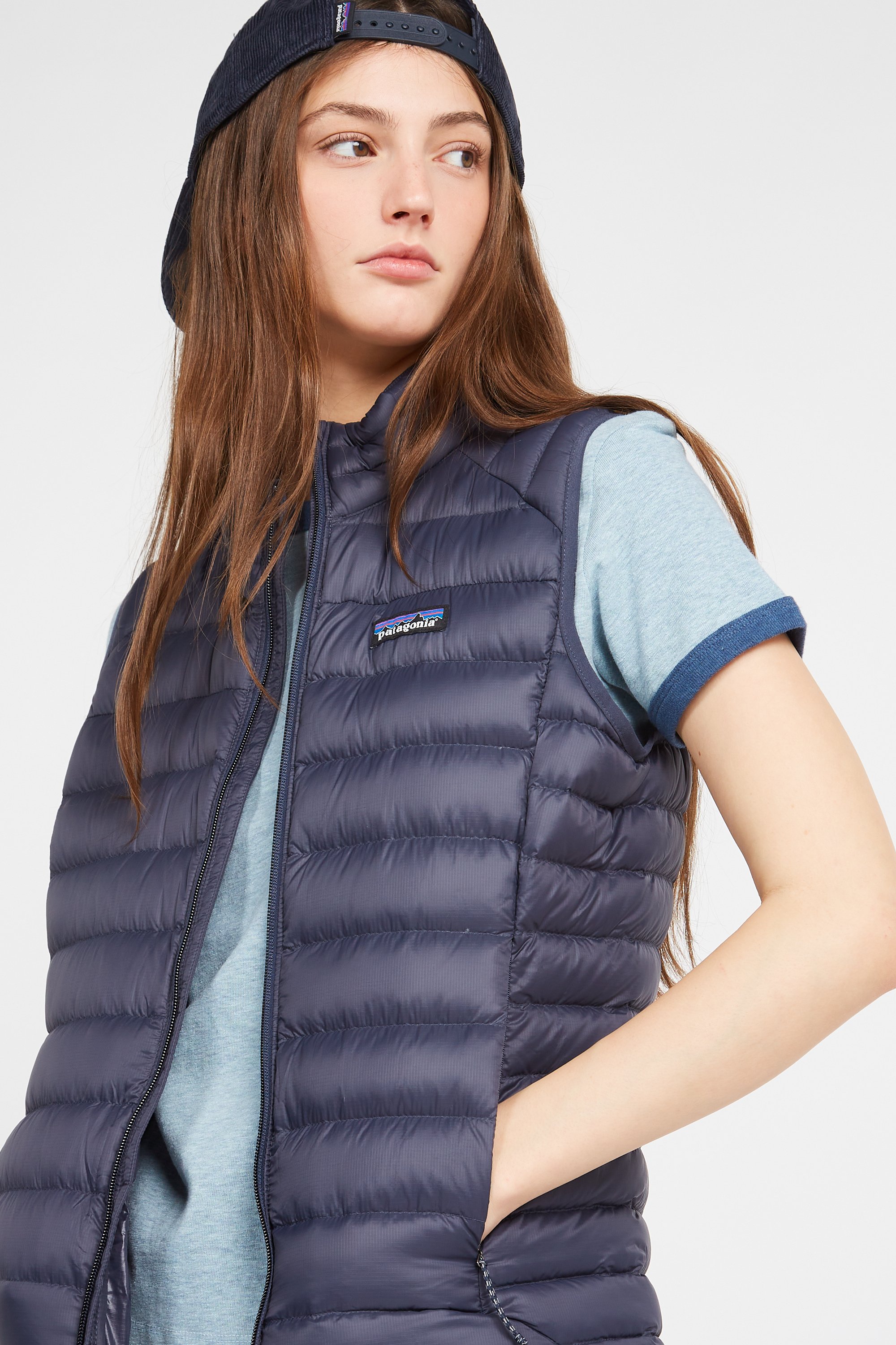 Freestyle padded gilet Blue