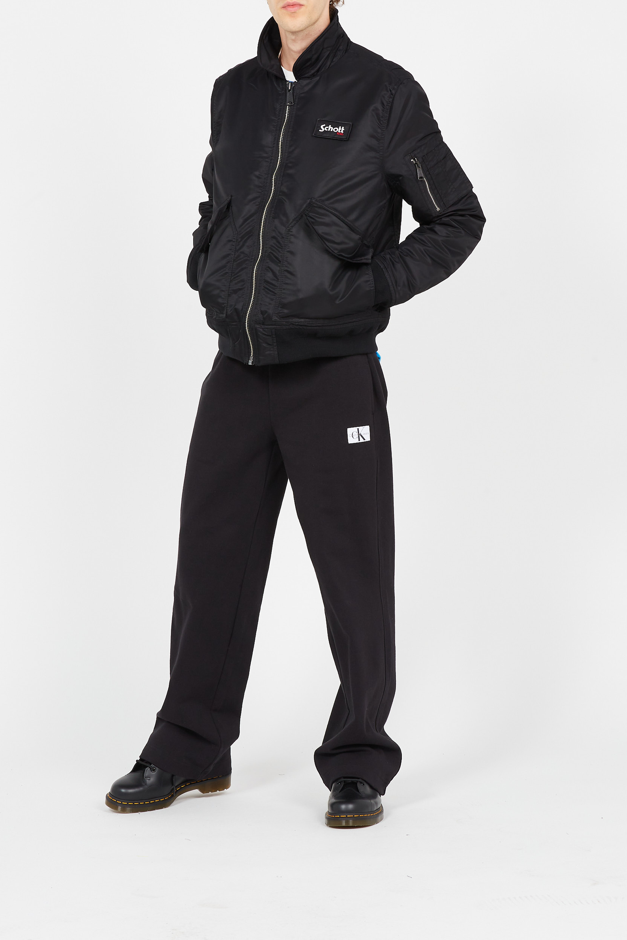 Jacket | Black SCHOTT Men