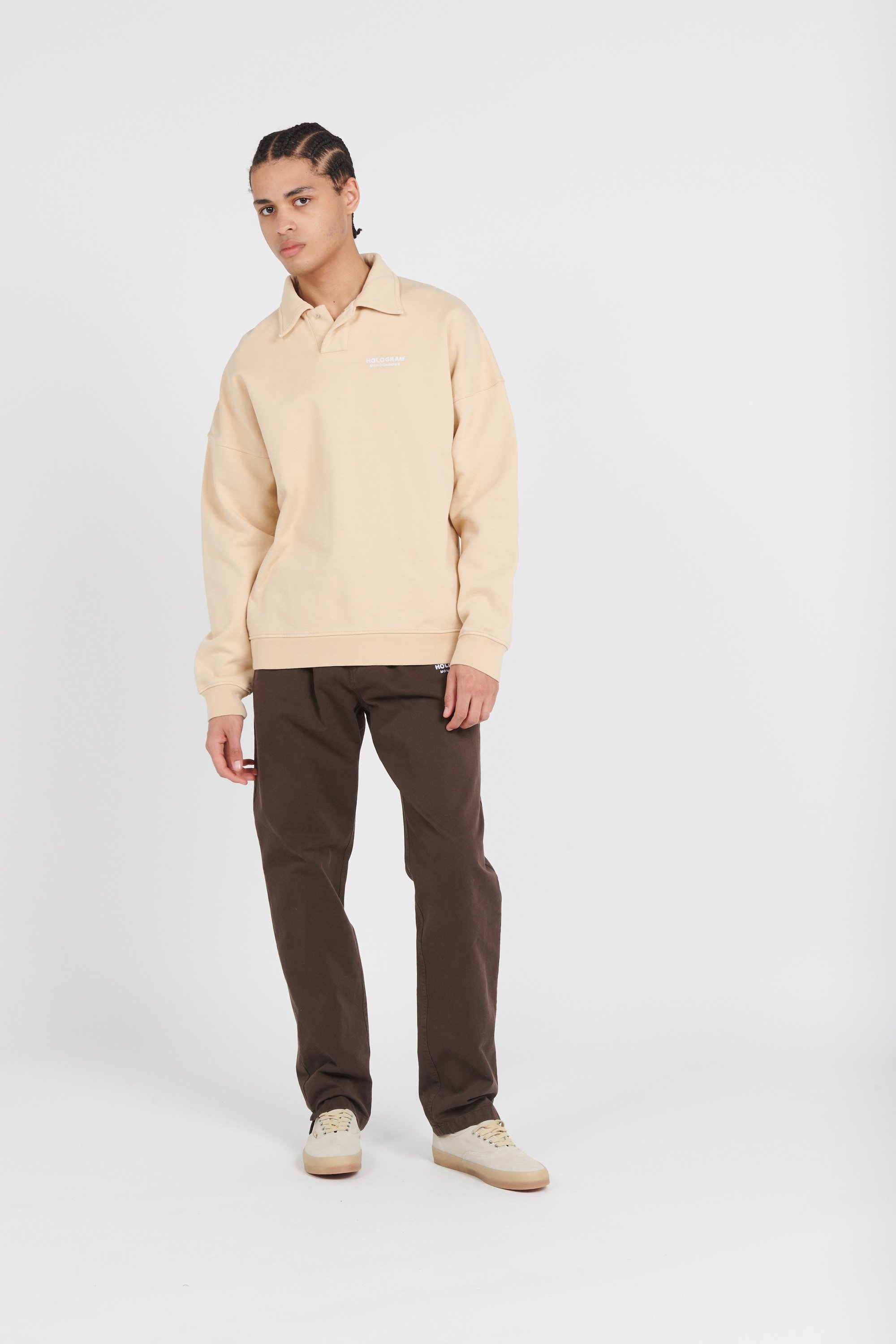 sweatshirt | Beige by HOLOGRAM sweatshirt Beige