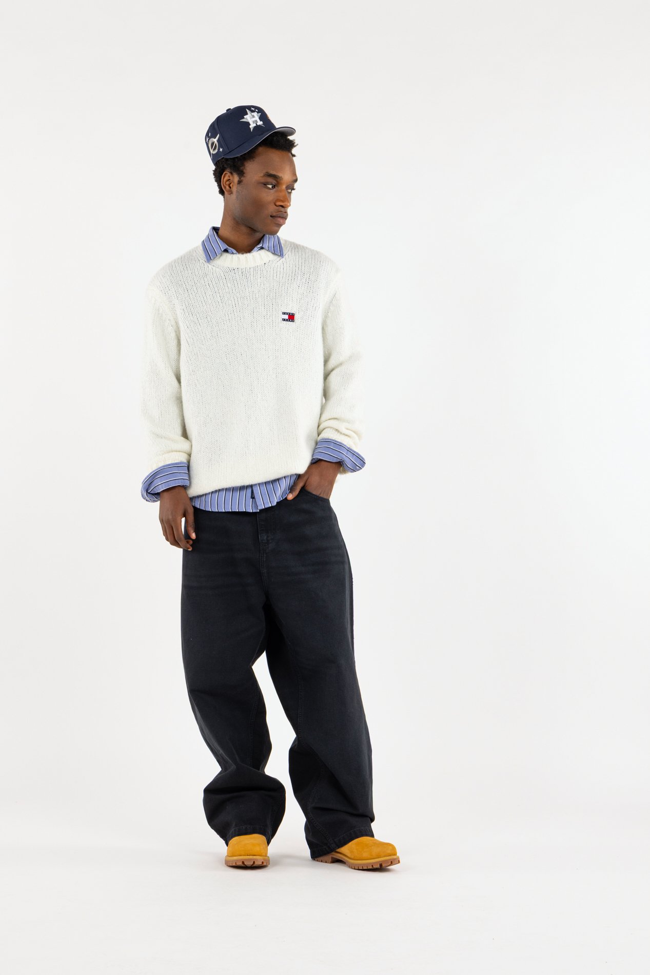 Pull TOMMY JEANS Blanc