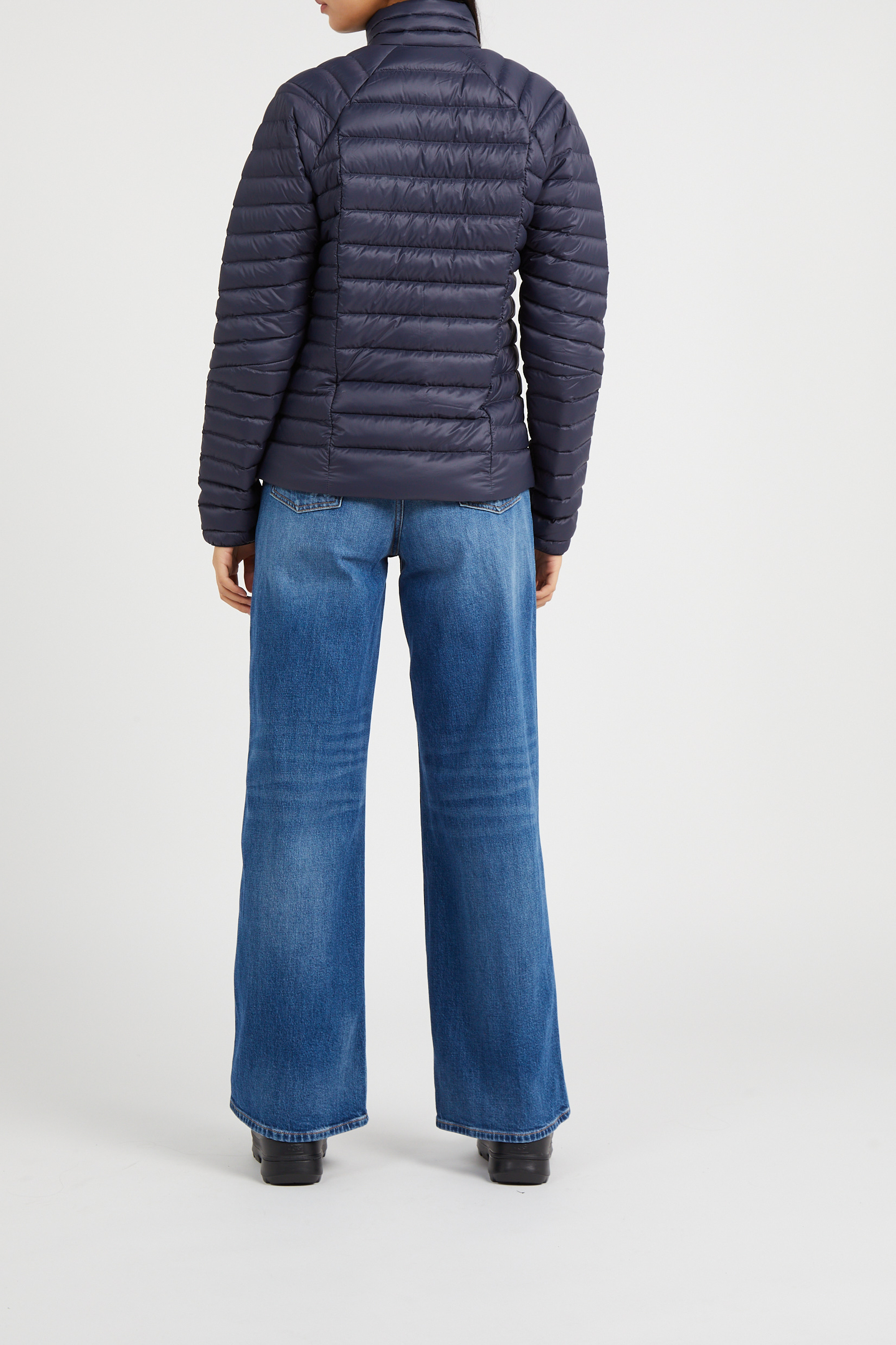 Lightweight quilted padded jacket with high neck | Blue PATAGONIA Women