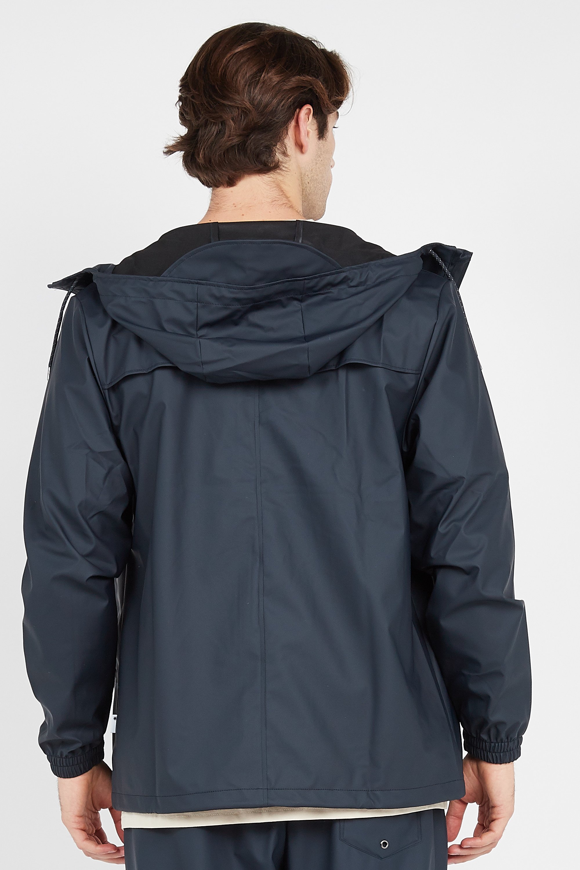 Imperméable col montant | Bleu RAINS Homme