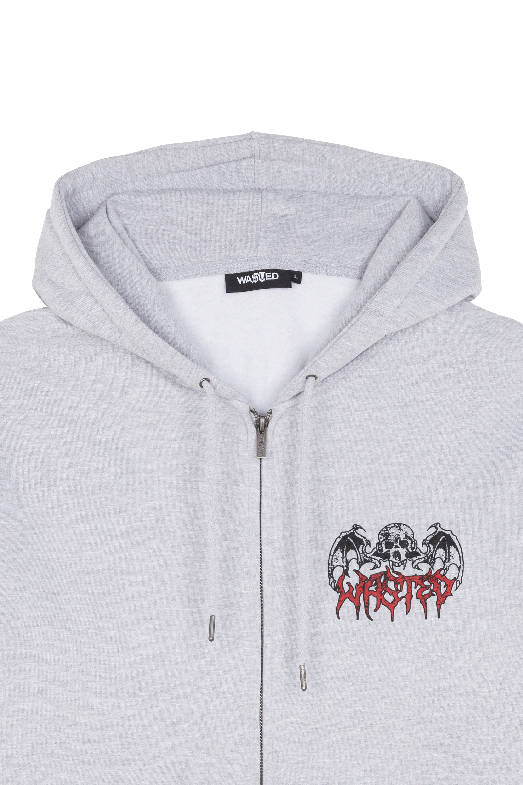 zip-up hoodie Grey