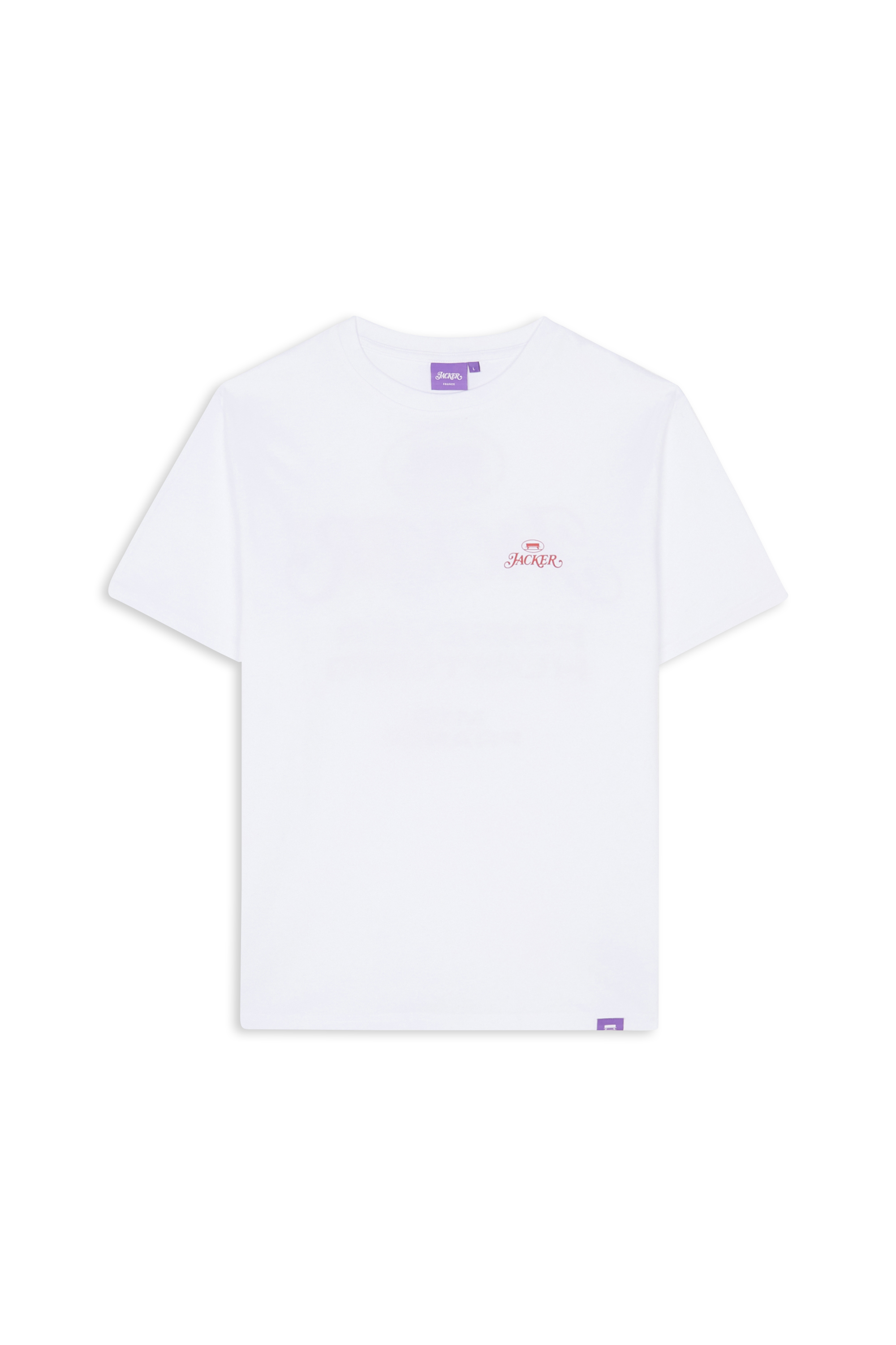 Regular-fit round-neck cotton T-shirt White