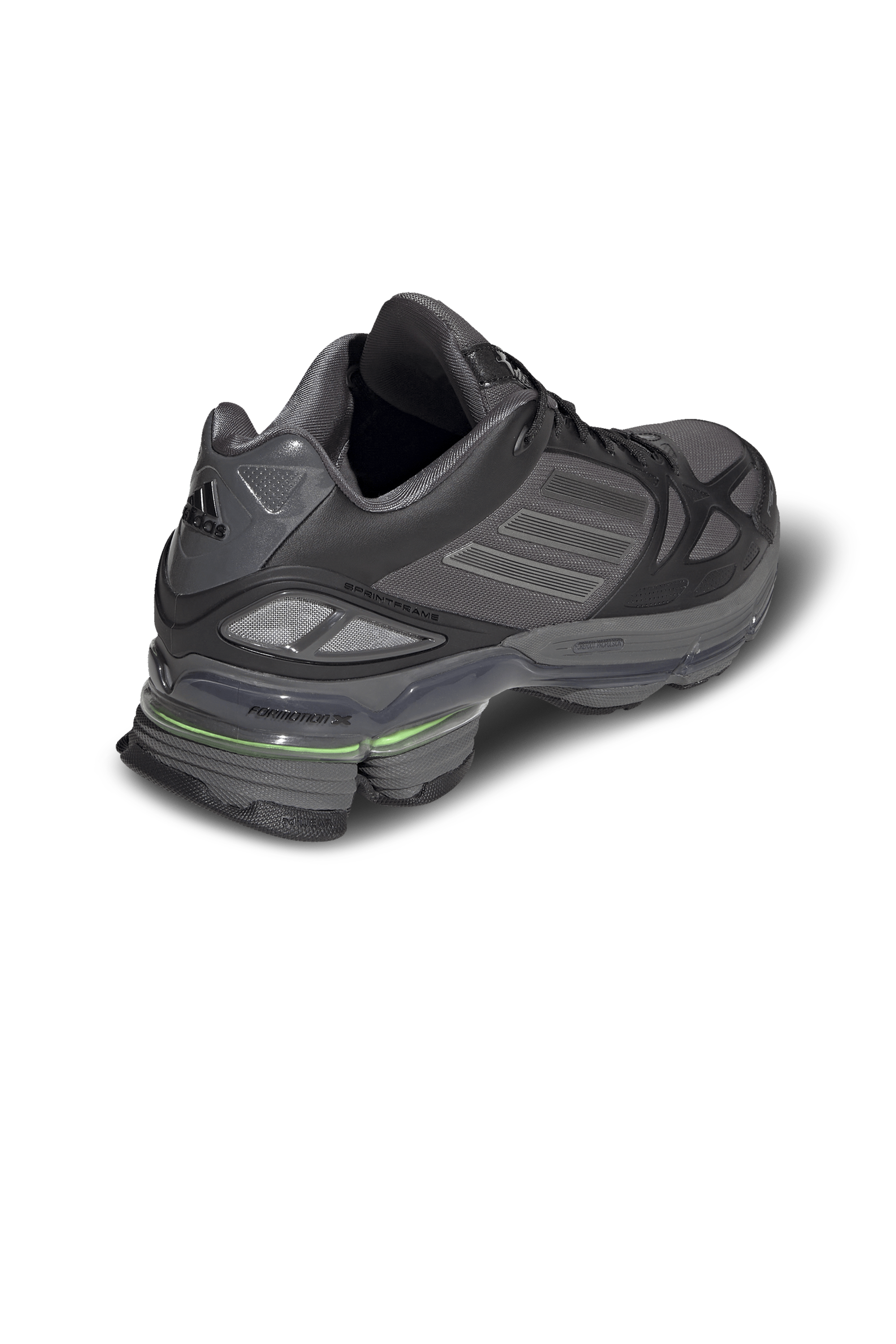 Baskets basses à lacets Vert