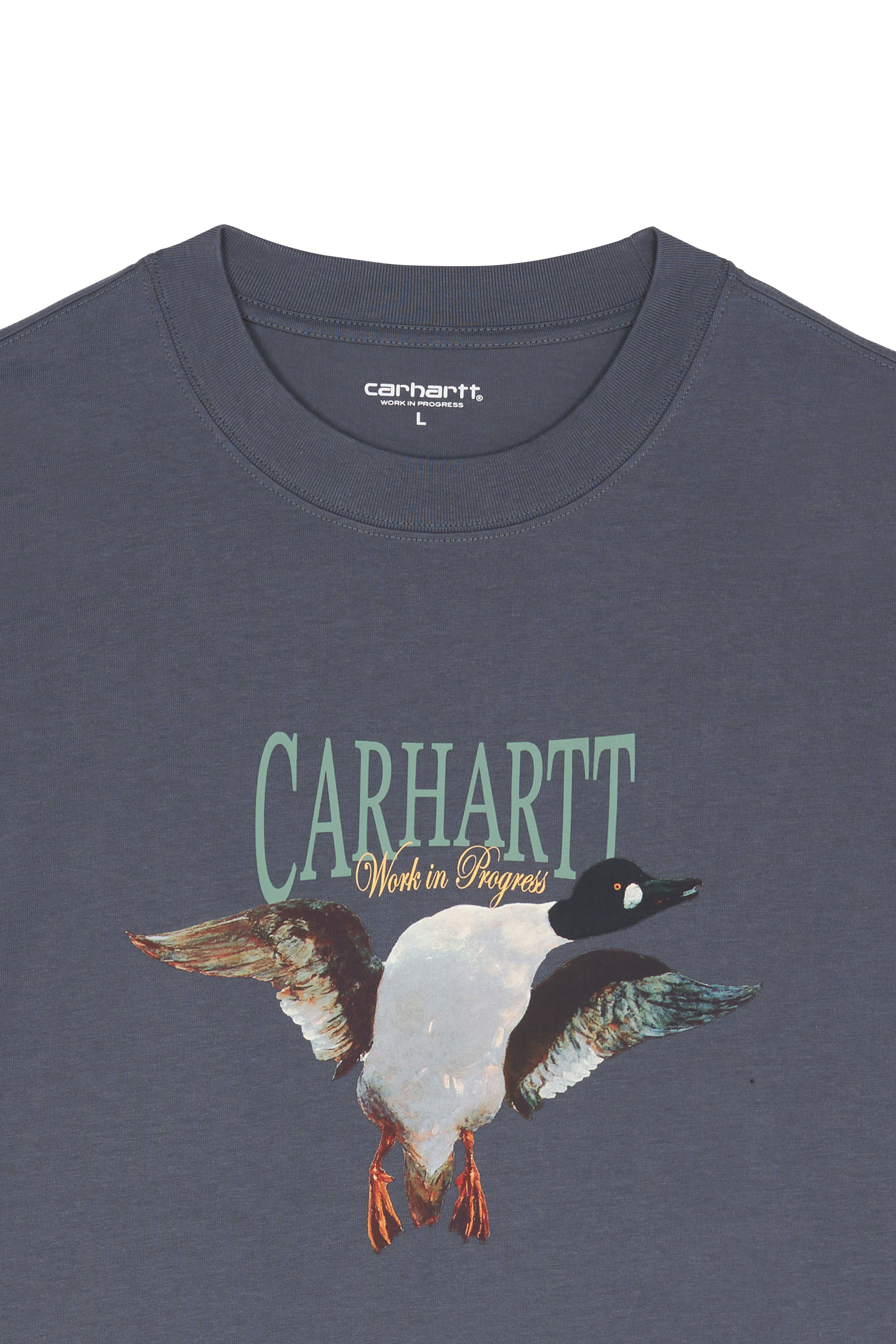 Regular-fit round-neck cotton T-shirt | Grey CARHARTT WIP Men