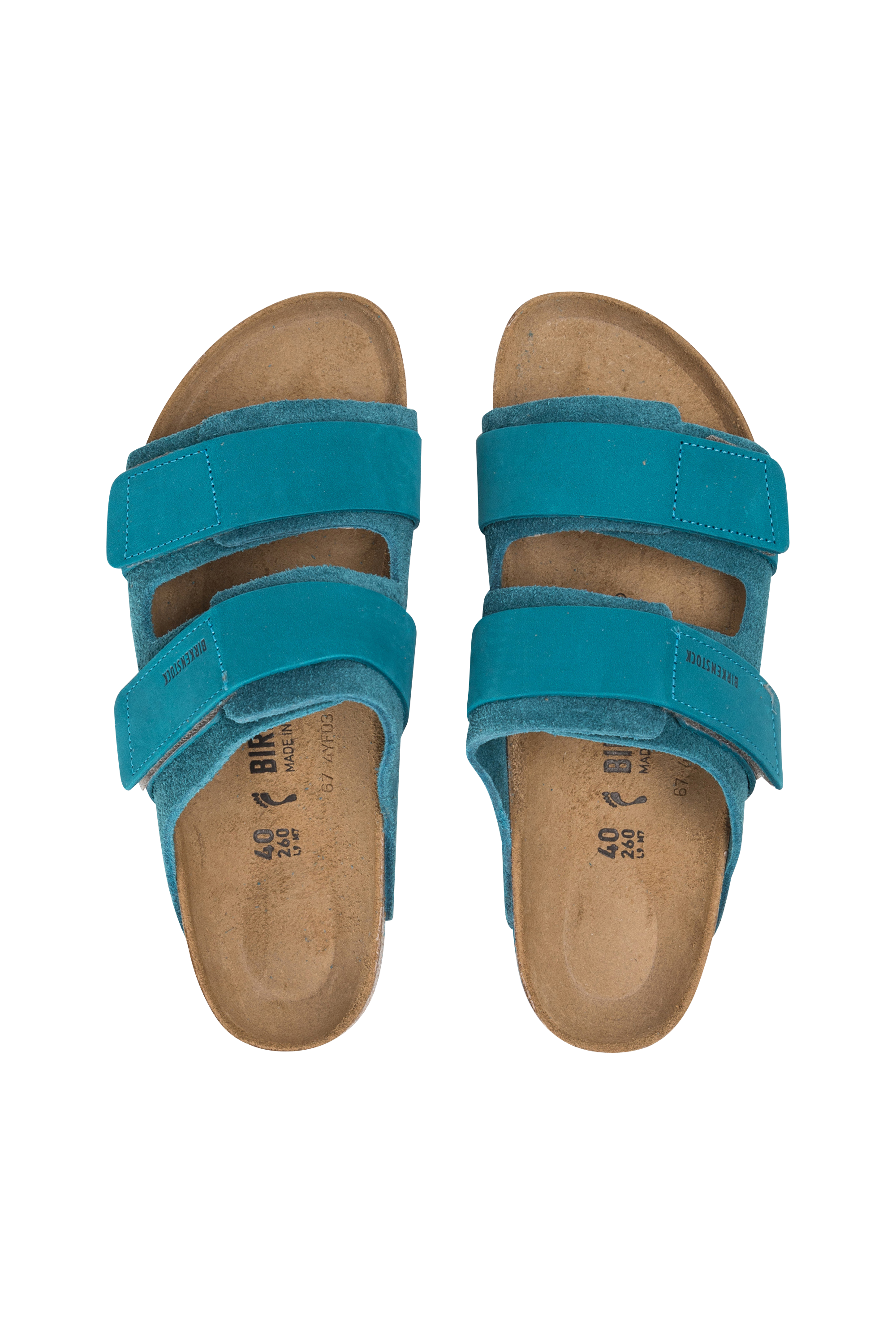 Flat furry sheepskin sandals BIRKENSTOCK Purple