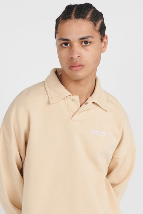HOLOGRAM Sweatshirt Beige