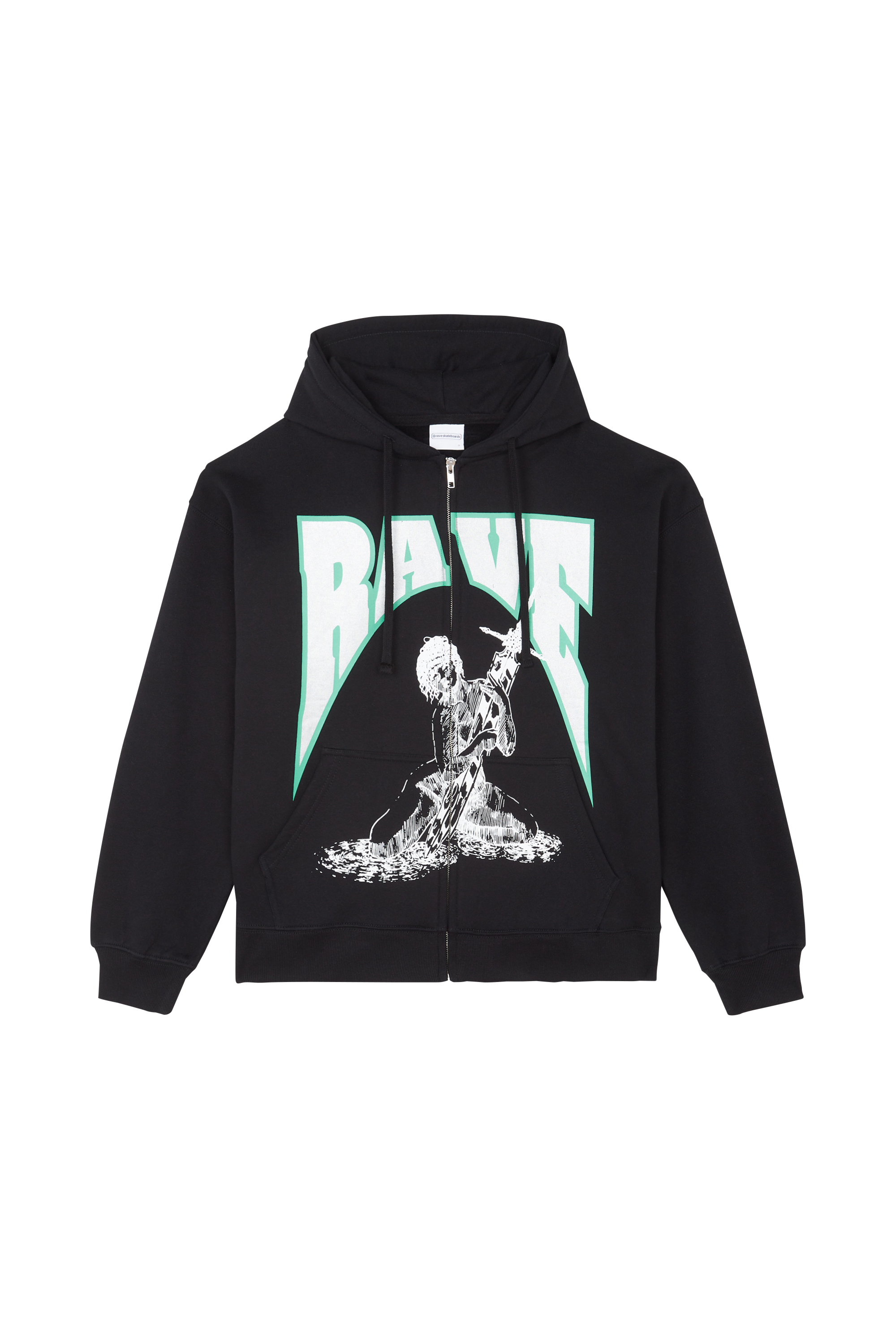 Zip-up hoodie Black