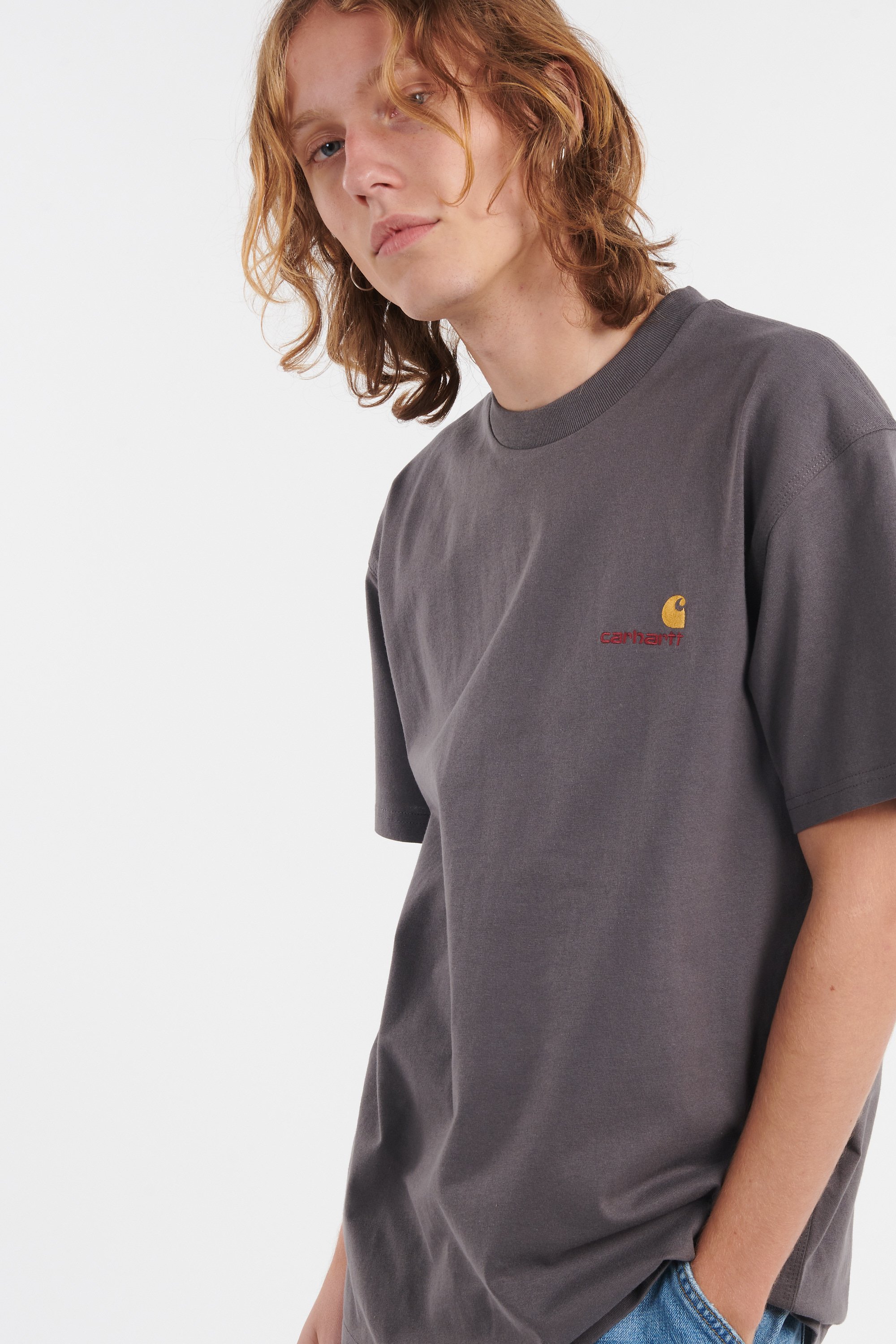 T-shirt | Grey by CARHARTT WIP T-shirt Grey