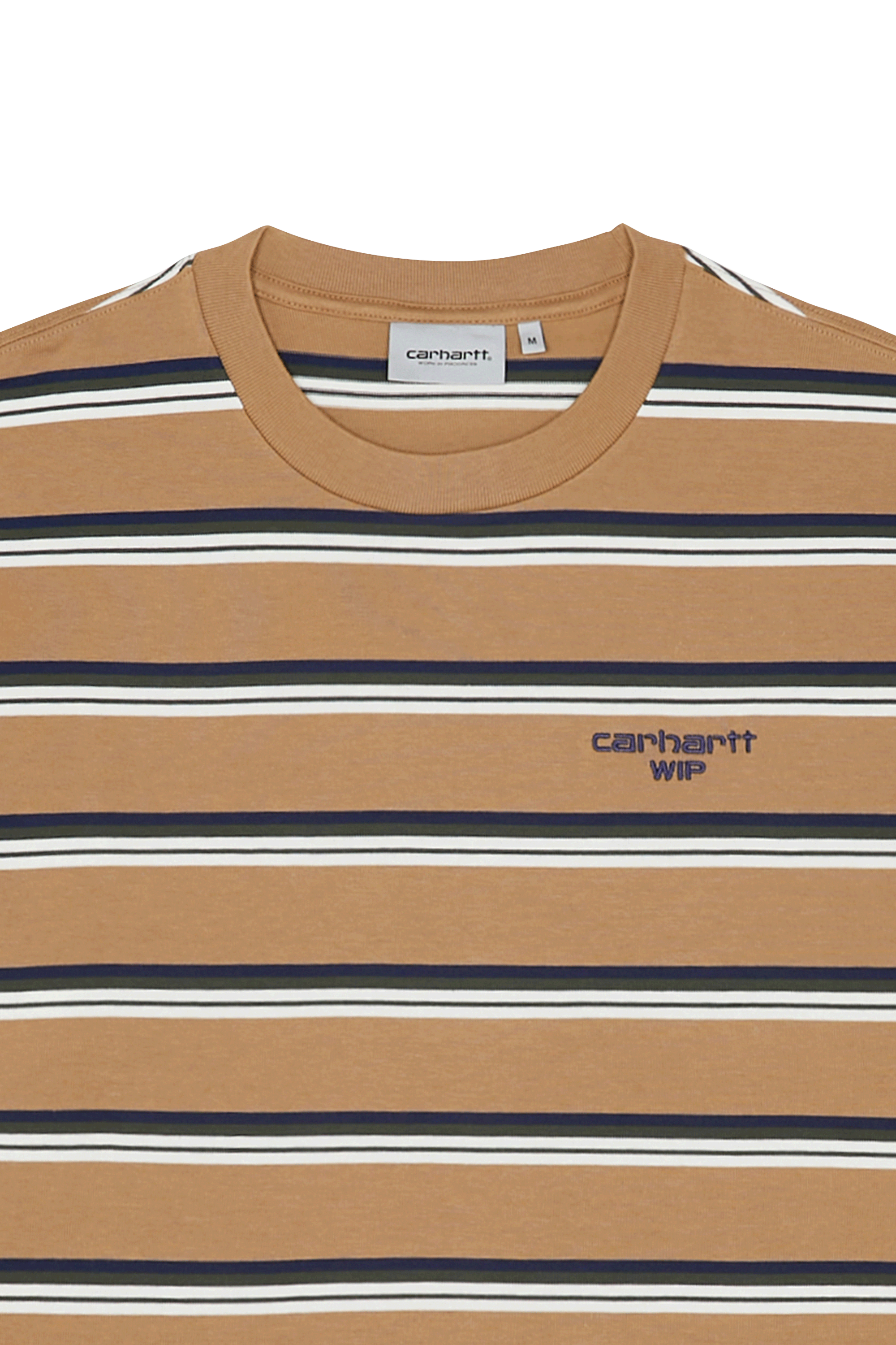 Regular-fit round-neck cotton T-shirt Multicolored