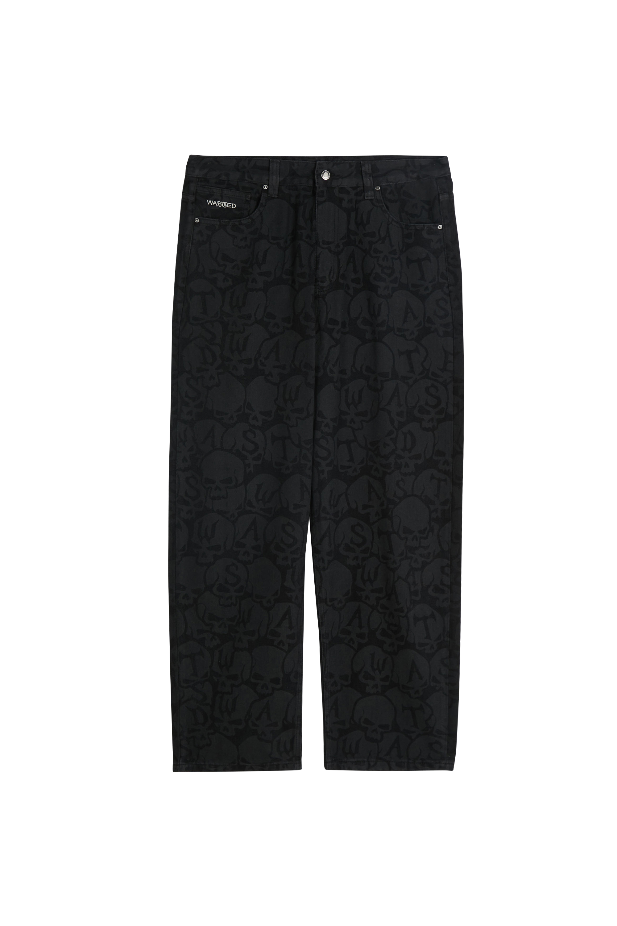 Pantalon baggy WASTED Noir