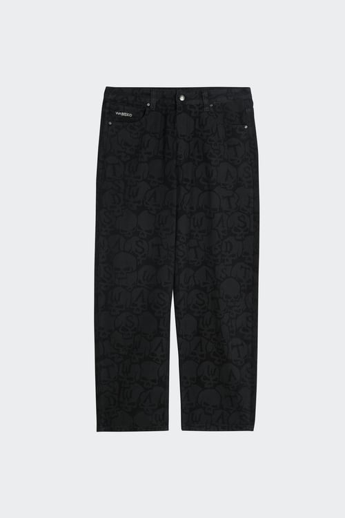 WASTED Pantalon baggy Noir