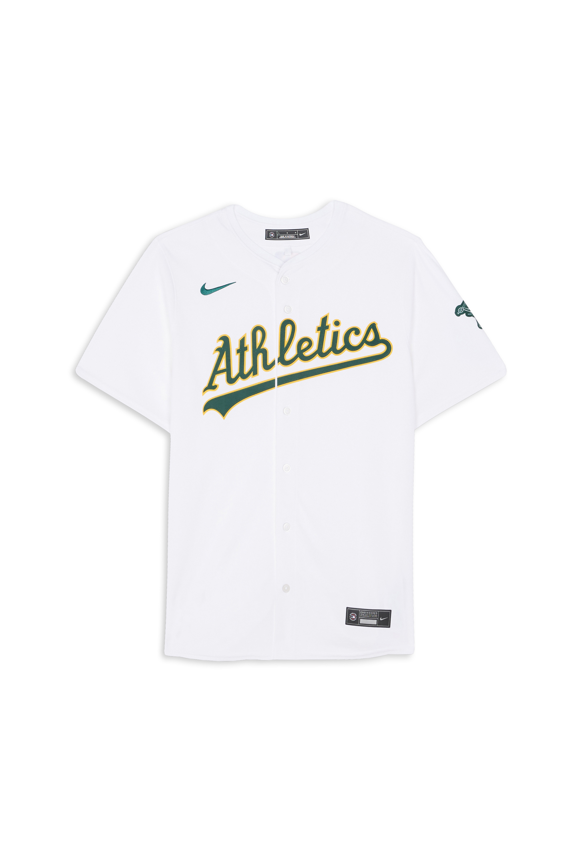Regular-fit round-neck cotton T-shirt NIKE MLB White